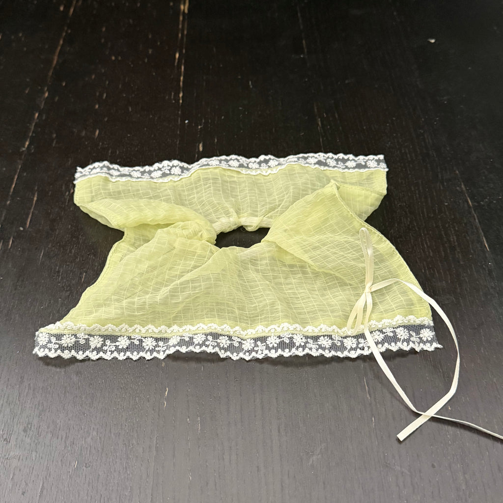 Yellow Lace Hair Tie｜黄色蕾丝发圈