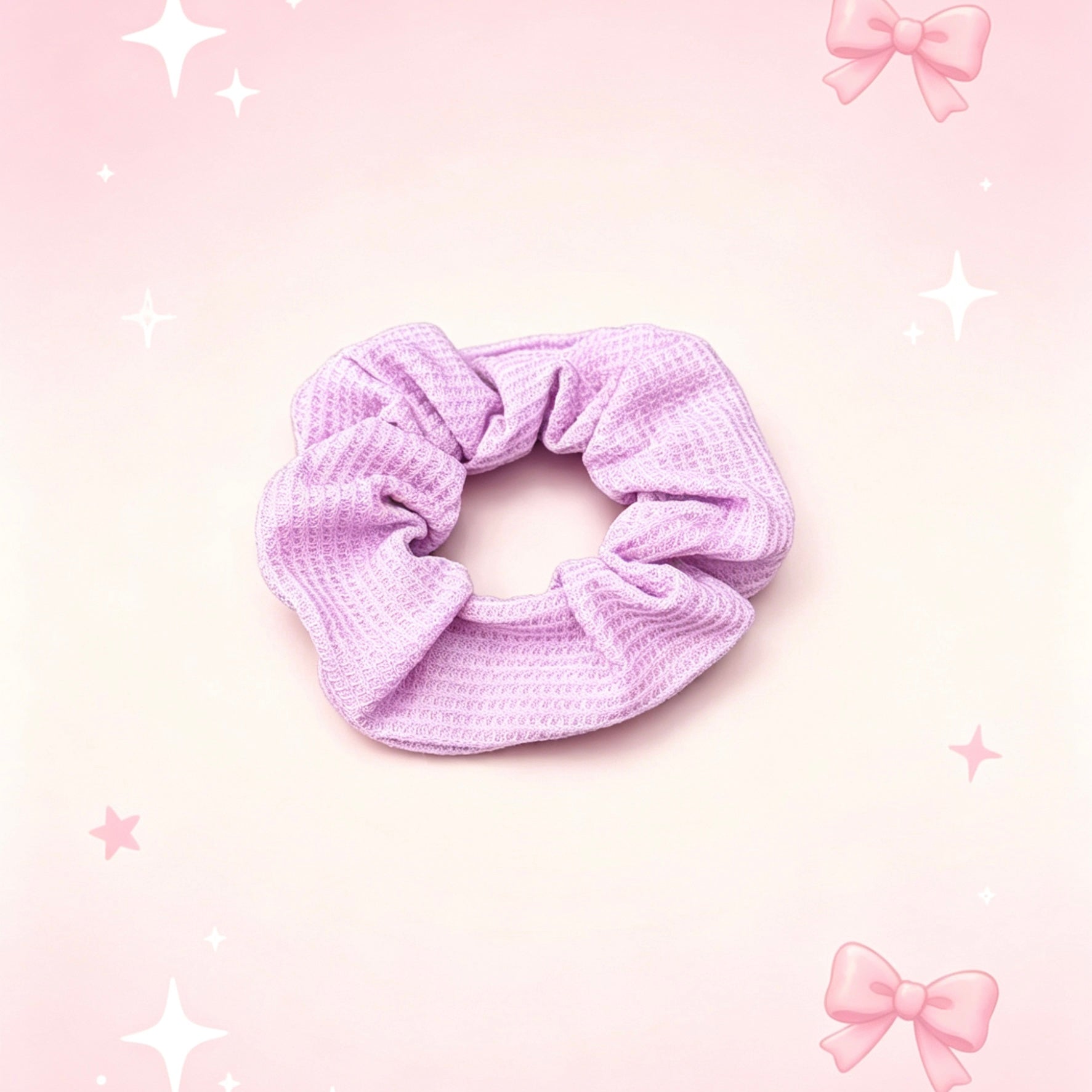 Purple Waffle Hair Tie｜紫色华夫格发圈