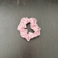 Pink Plaid Hair Tie｜粉红格子发圈