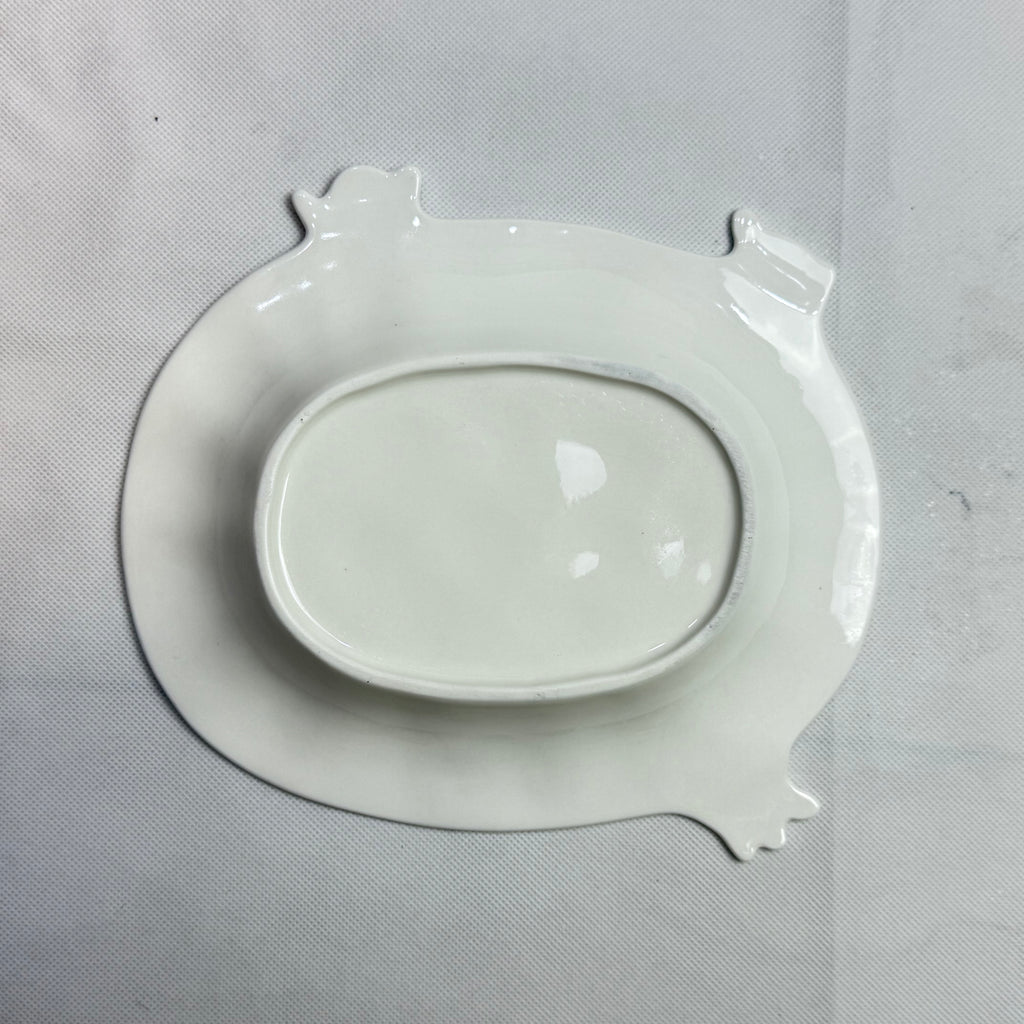 Animal Gathering Oval Plate｜小动物聚大餐椭圆盘子