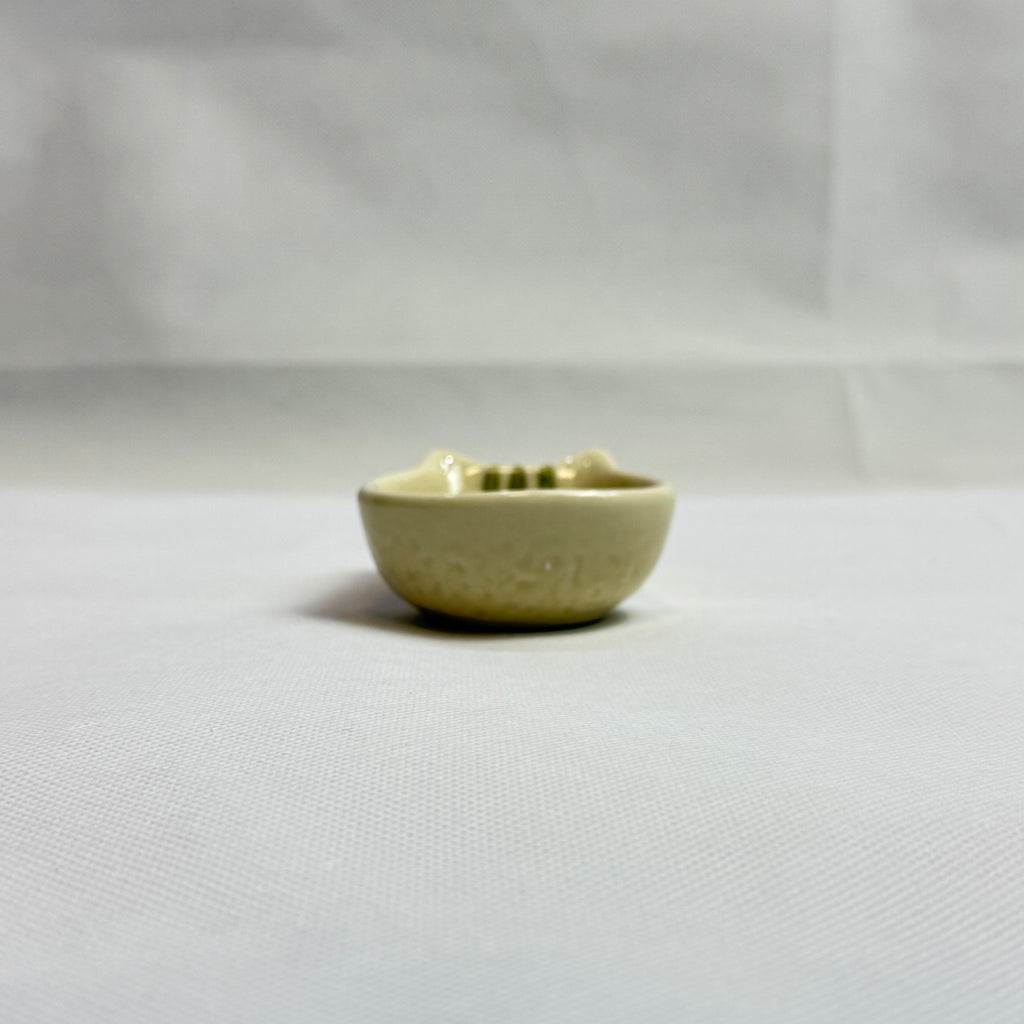 Green Kitty Sauce Dish｜绿色小猫酱料碟
