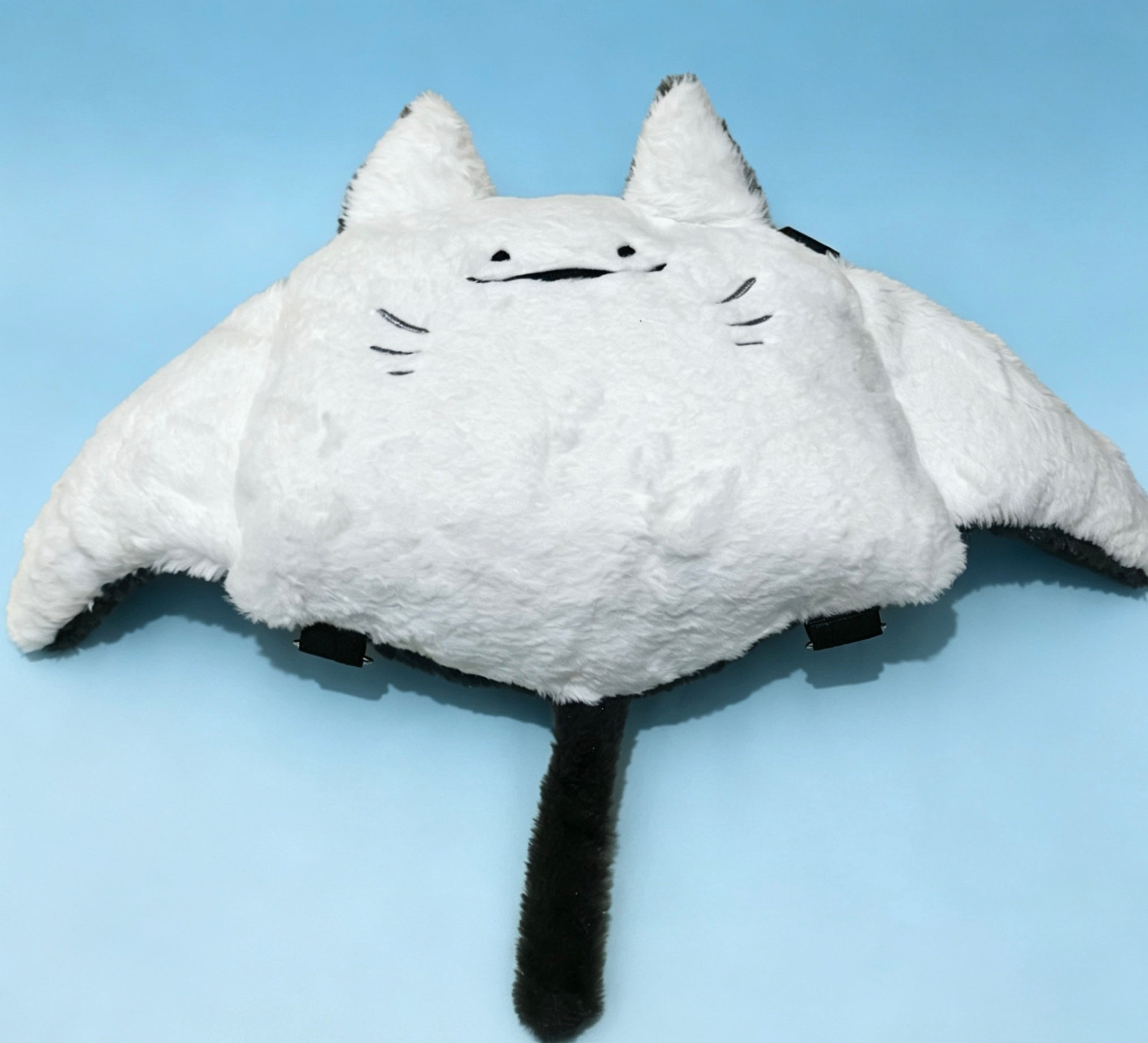 pre-order‼️Devil Fish Multi-way Wear Plush Backpack｜售罄魔鬼鱼多用毛绒包