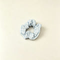 Blue Plaid Hair Tie｜蓝色格子发圈