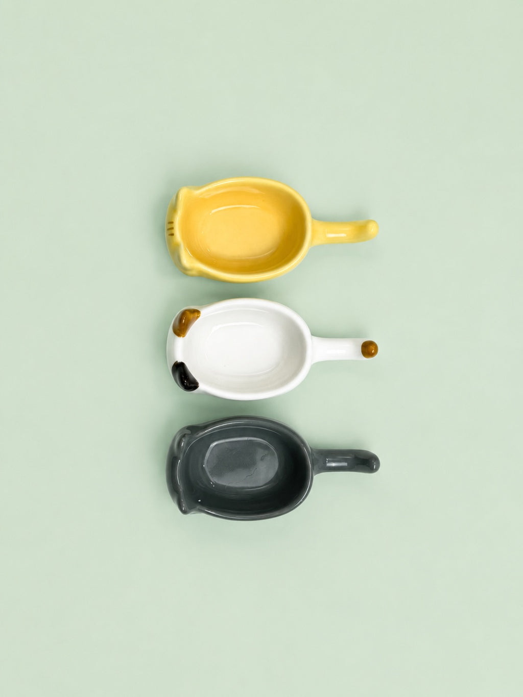 Grey Cat Sauce Dish｜灰色小猫酱料碟
