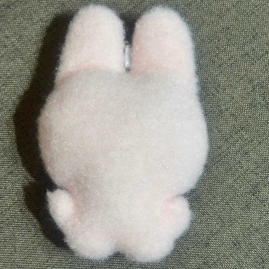 Pink Heart-Eared Bunny Keychain｜粉色爱心耳兔挂件