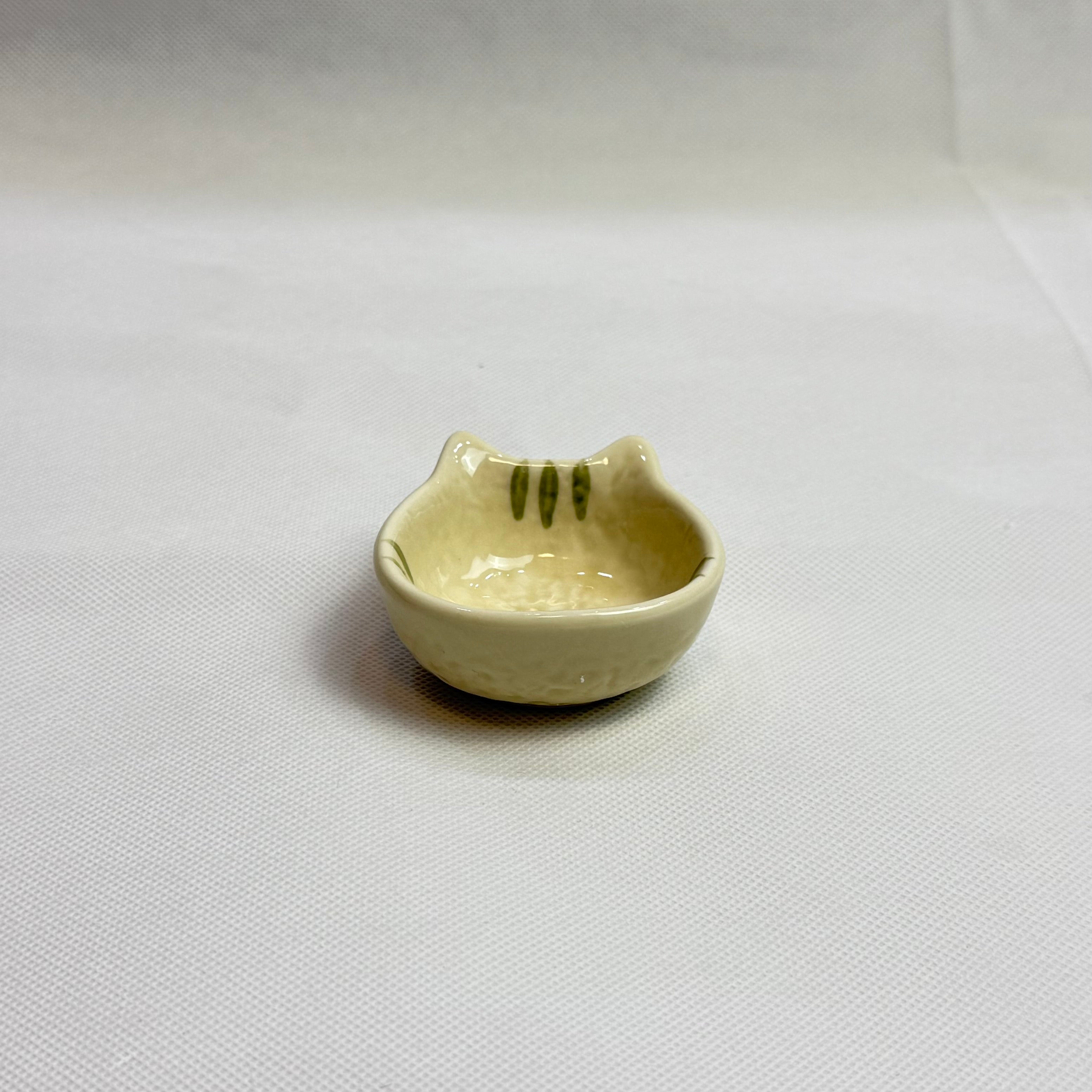 Green Kitty Sauce Dish｜绿色小猫酱料碟
