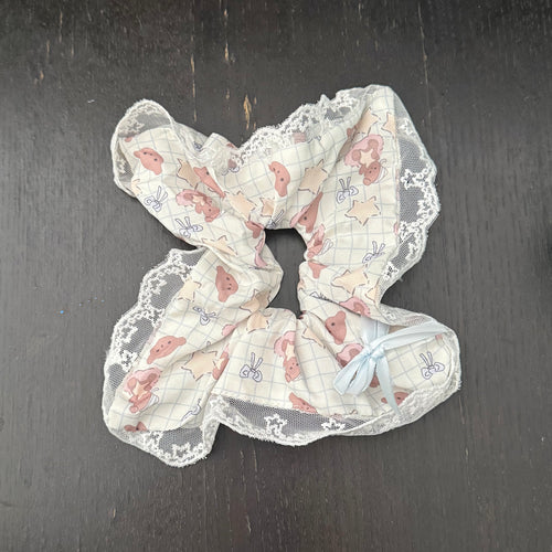 Bear Star Lace Hair Tie｜小熊星星蕾丝发圈
