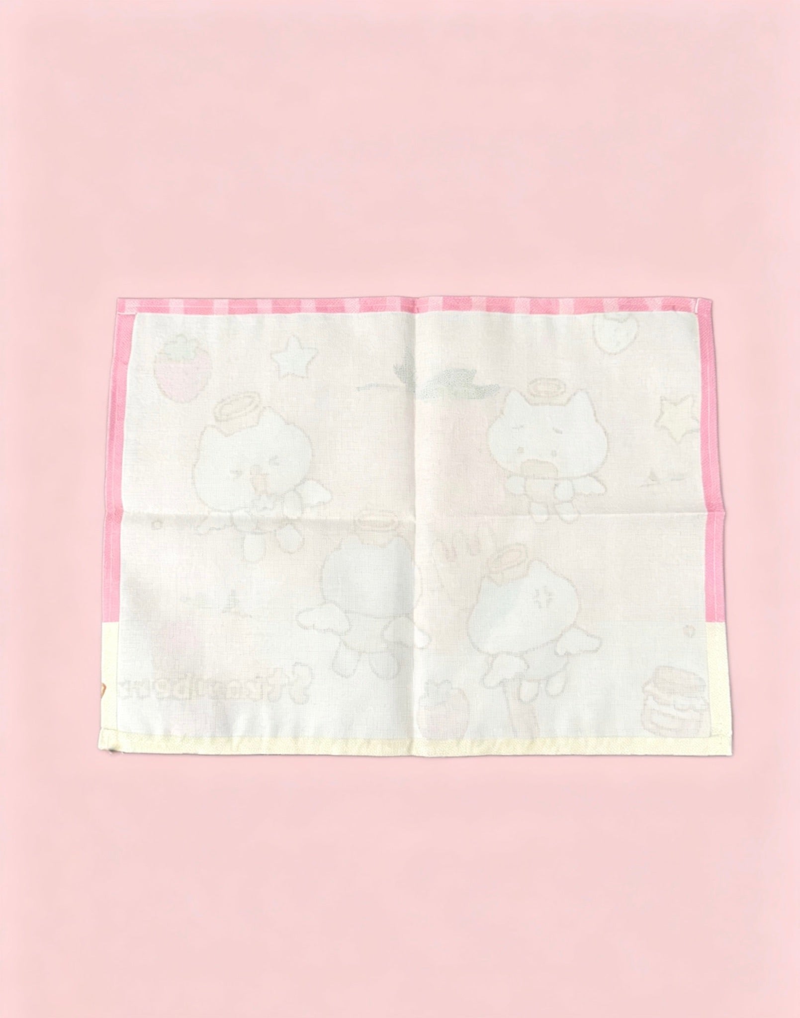 Cat Angles and Strawberry Mat｜小猫天使和草莓桌垫
