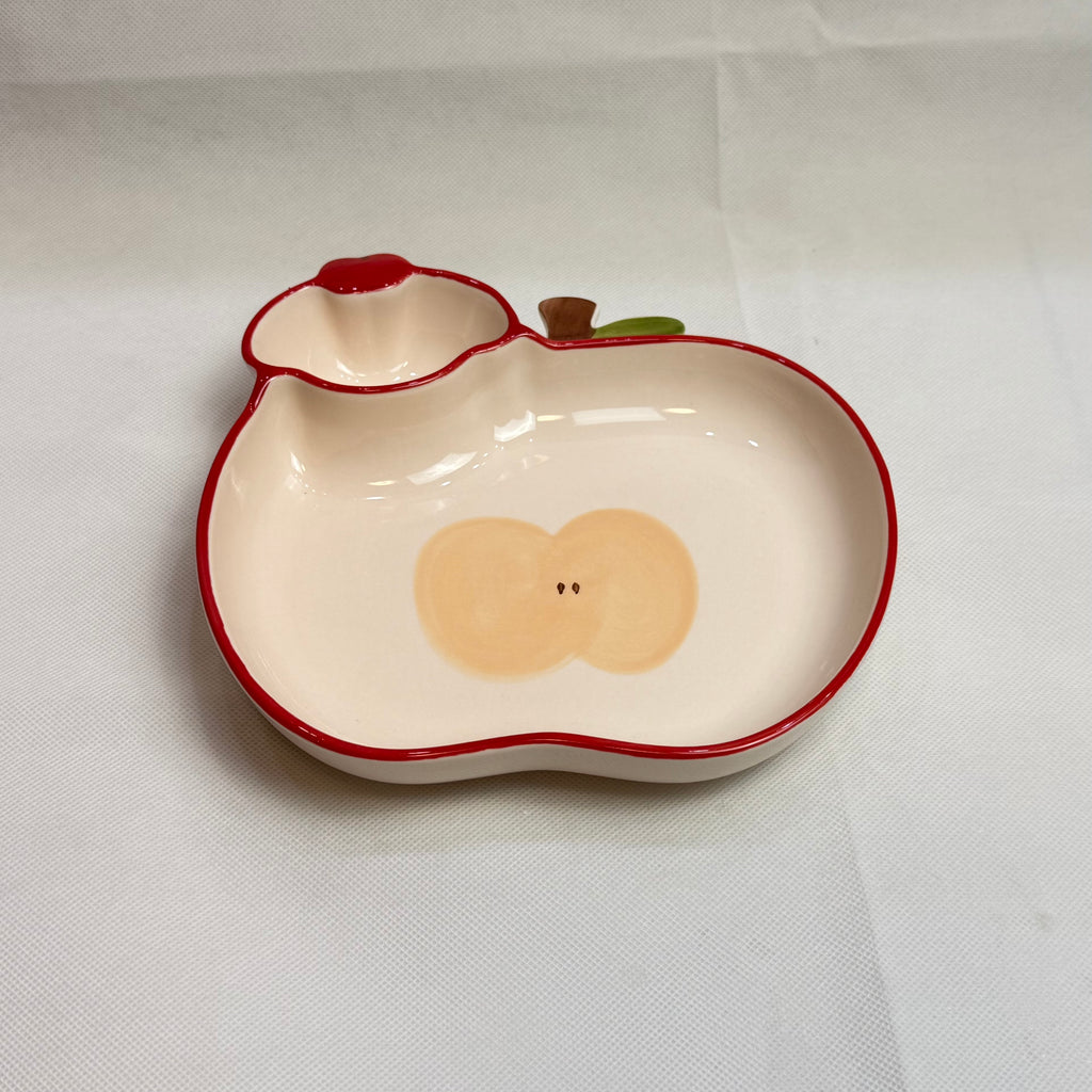 Apple & Puppy Plate｜苹果和小狗盘子