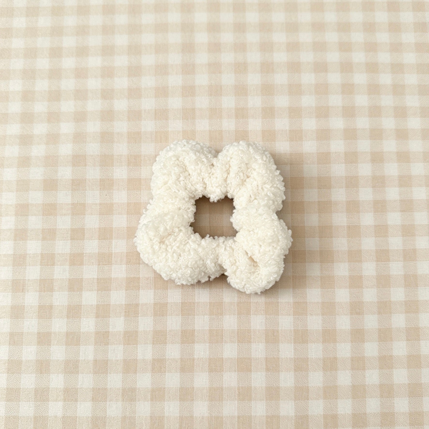Fluffy White Hair Tie｜白色毛茸茸发圈