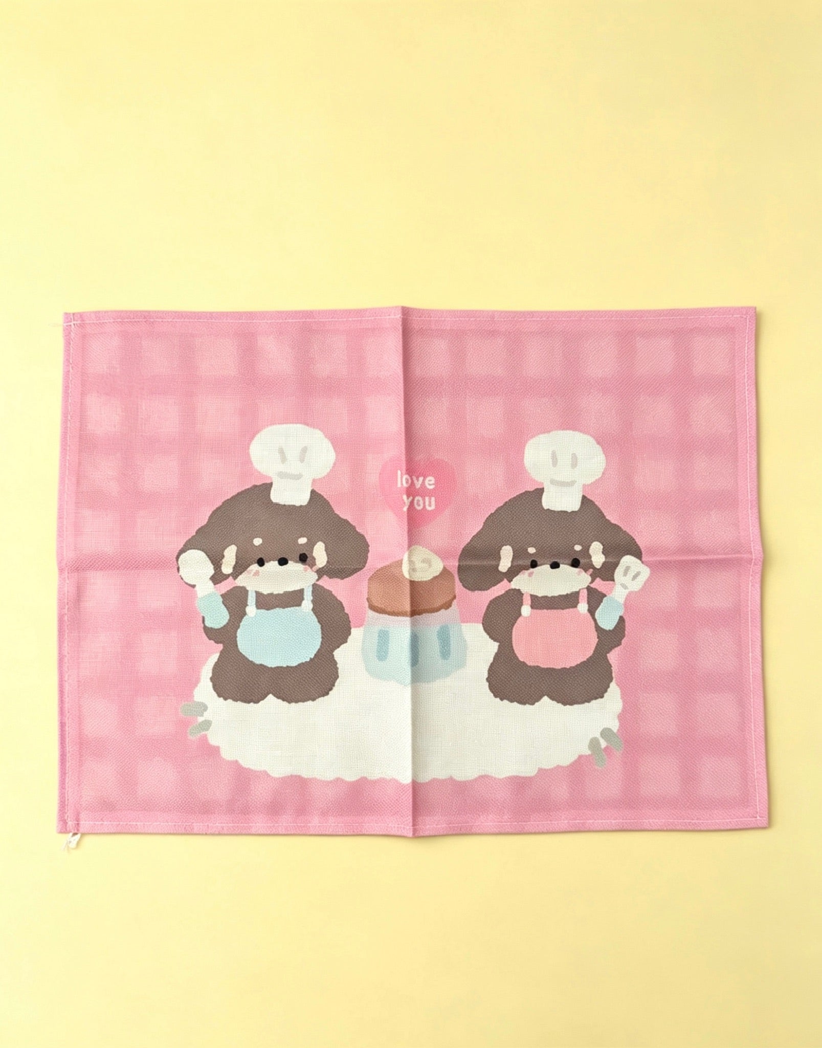 Chef Puppy Cake Mat｜小狗厨师做蛋糕桌垫