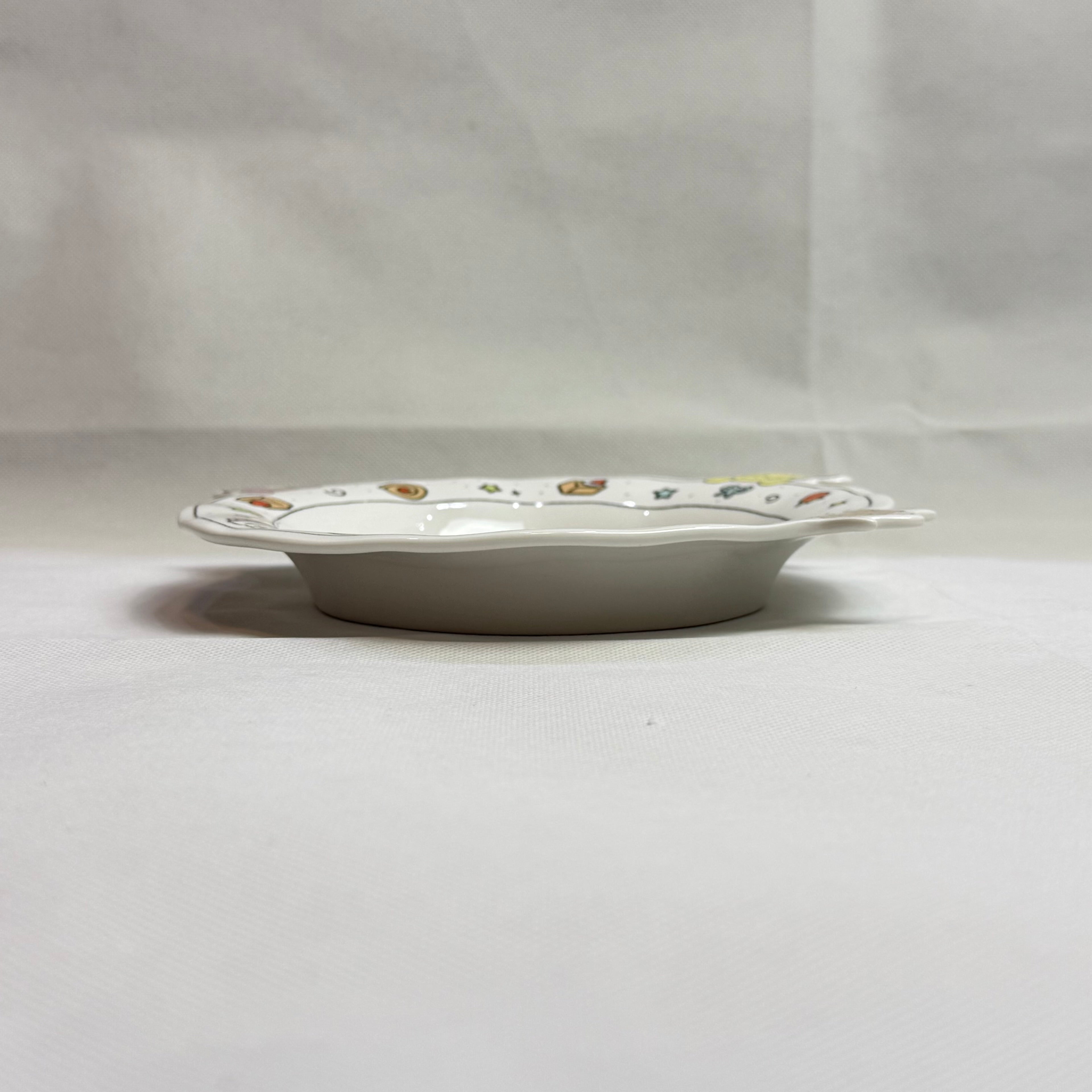 Animal Gathering Round Plate｜小动物聚大餐圆形盘子