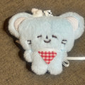 Mouse with Red Plaid Scarf Keychain｜系红色方格领巾的鼠鼠挂件