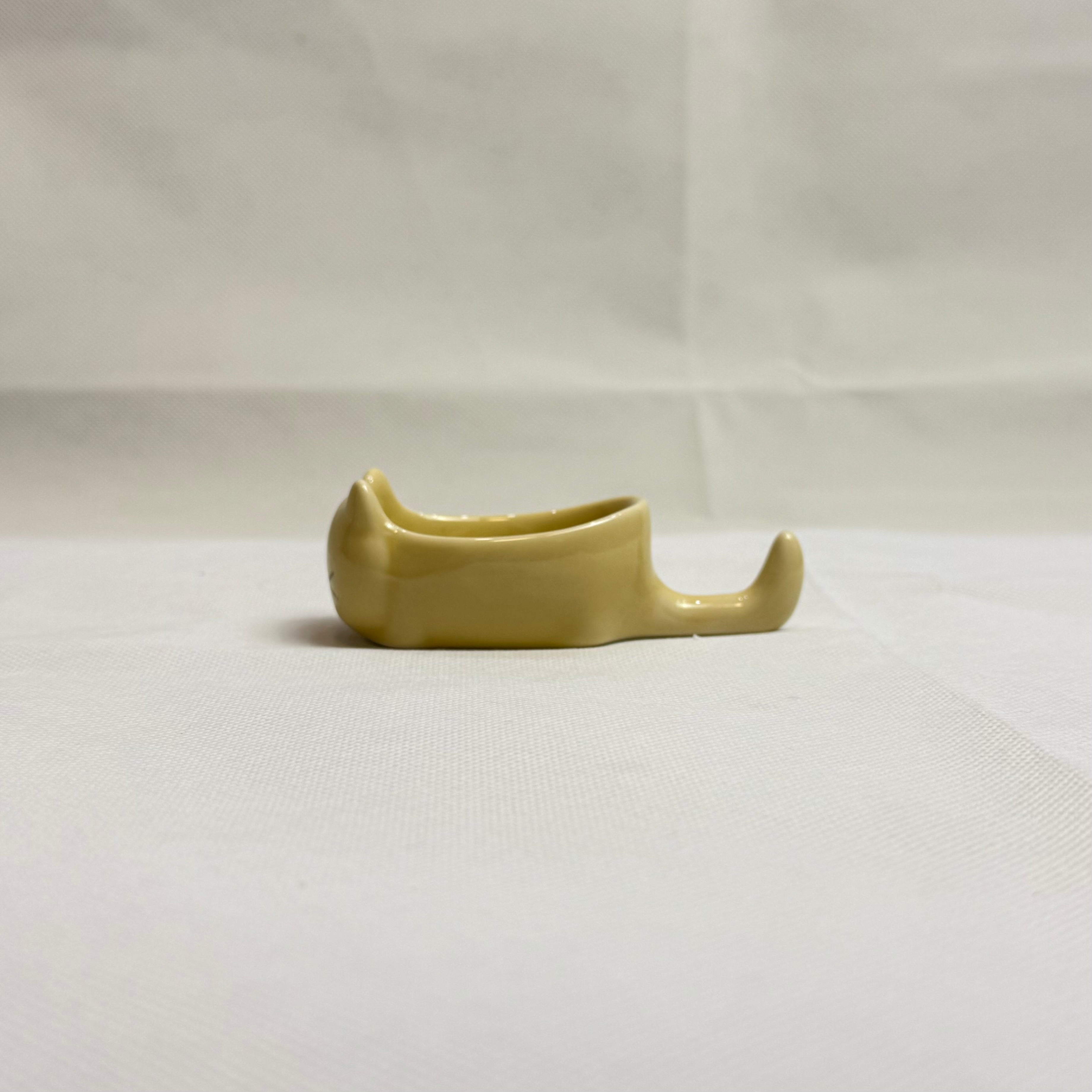 Yellow Cat Sauce Dish｜黄色小猫酱料碟