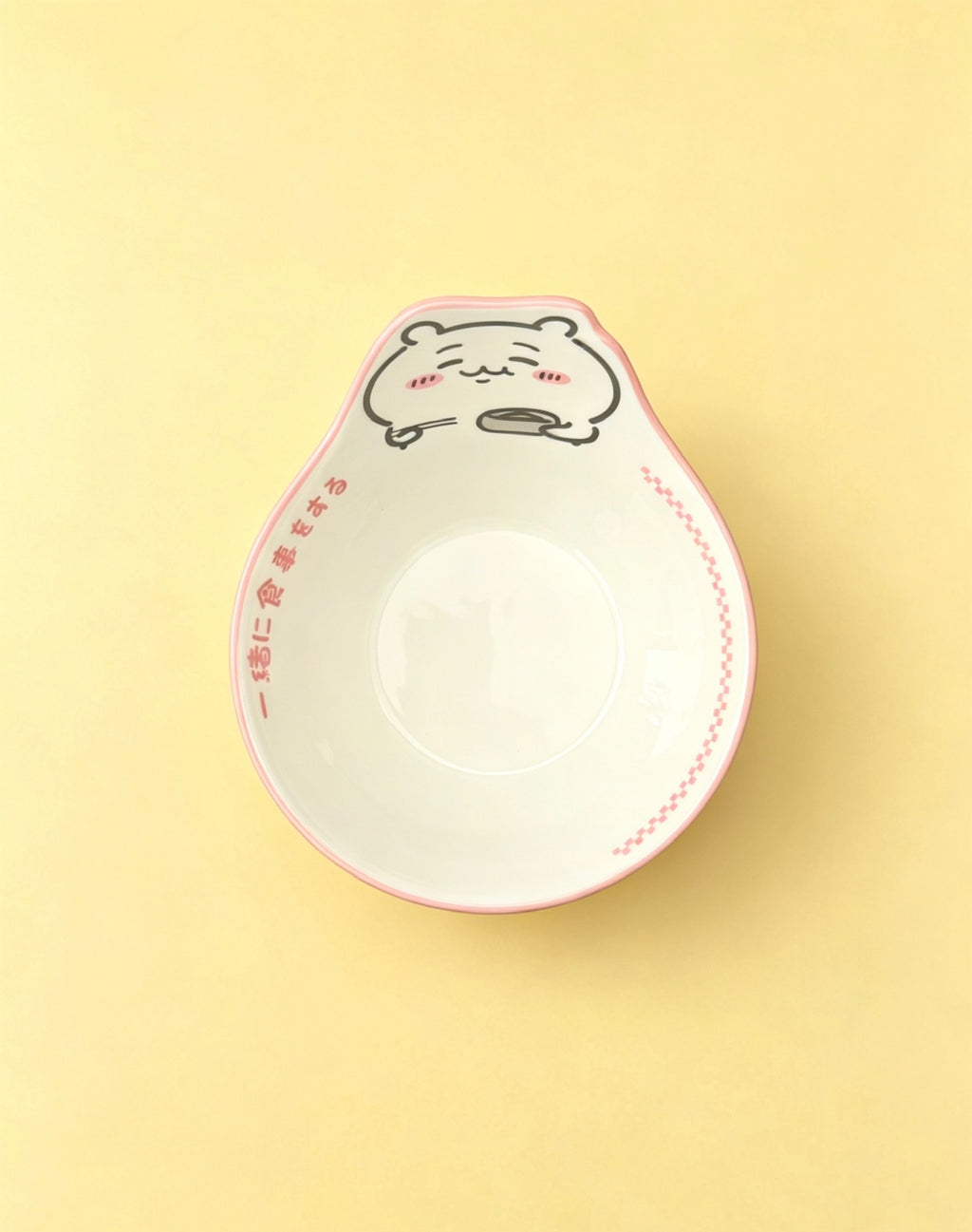 chiikawa pink bowl｜chiikawa粉色碗