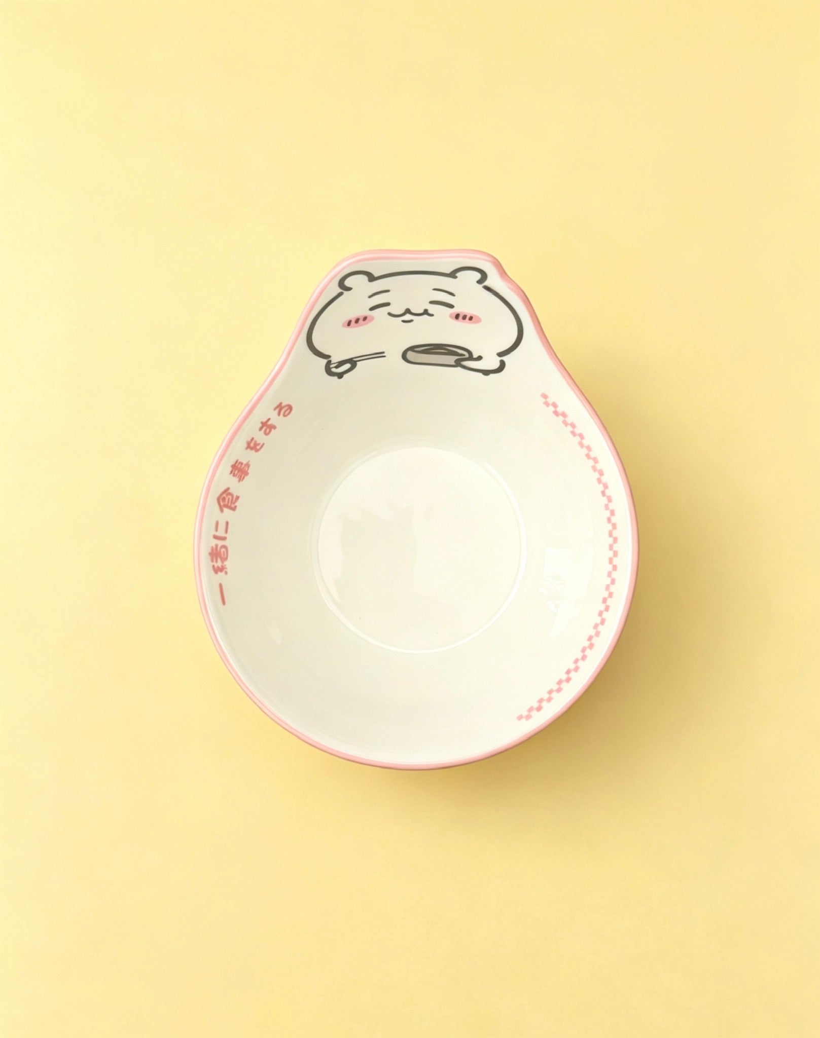 chiikawa pink bowl｜chiikawa粉色碗