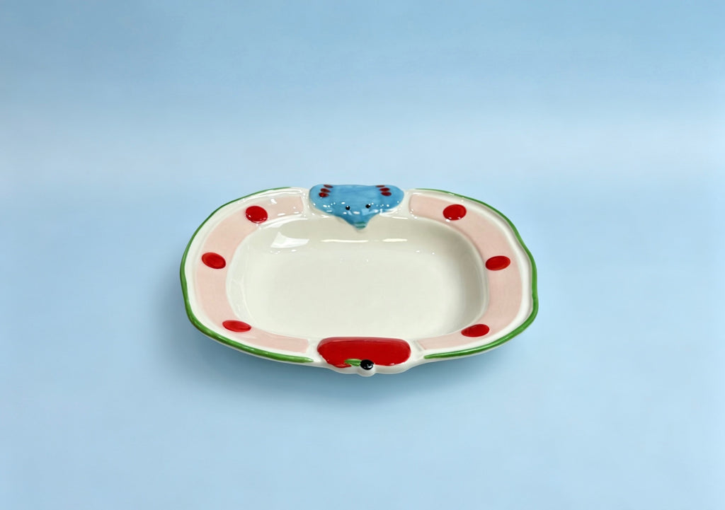 Elephant & Apple Plate｜小象和苹果碟子