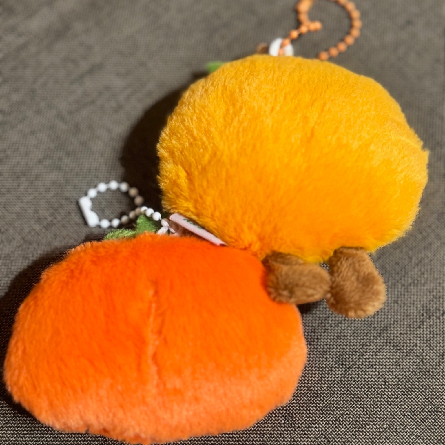 Orange and Persimmon Keychain｜橘子和柿子挂件