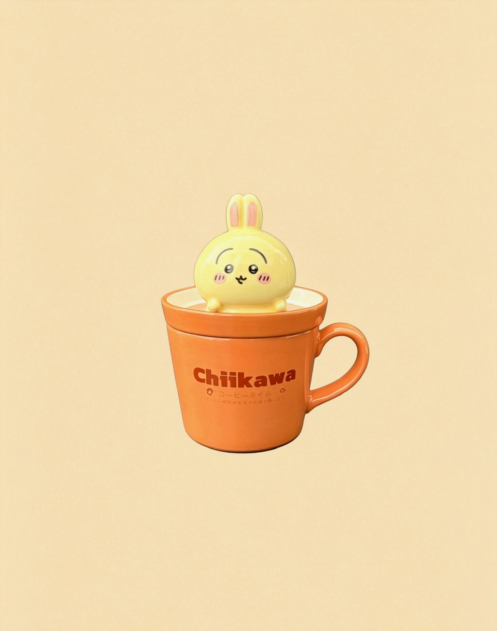 chiikawa usagi mug with lid｜chiikawa乌萨奇带盖马克杯子