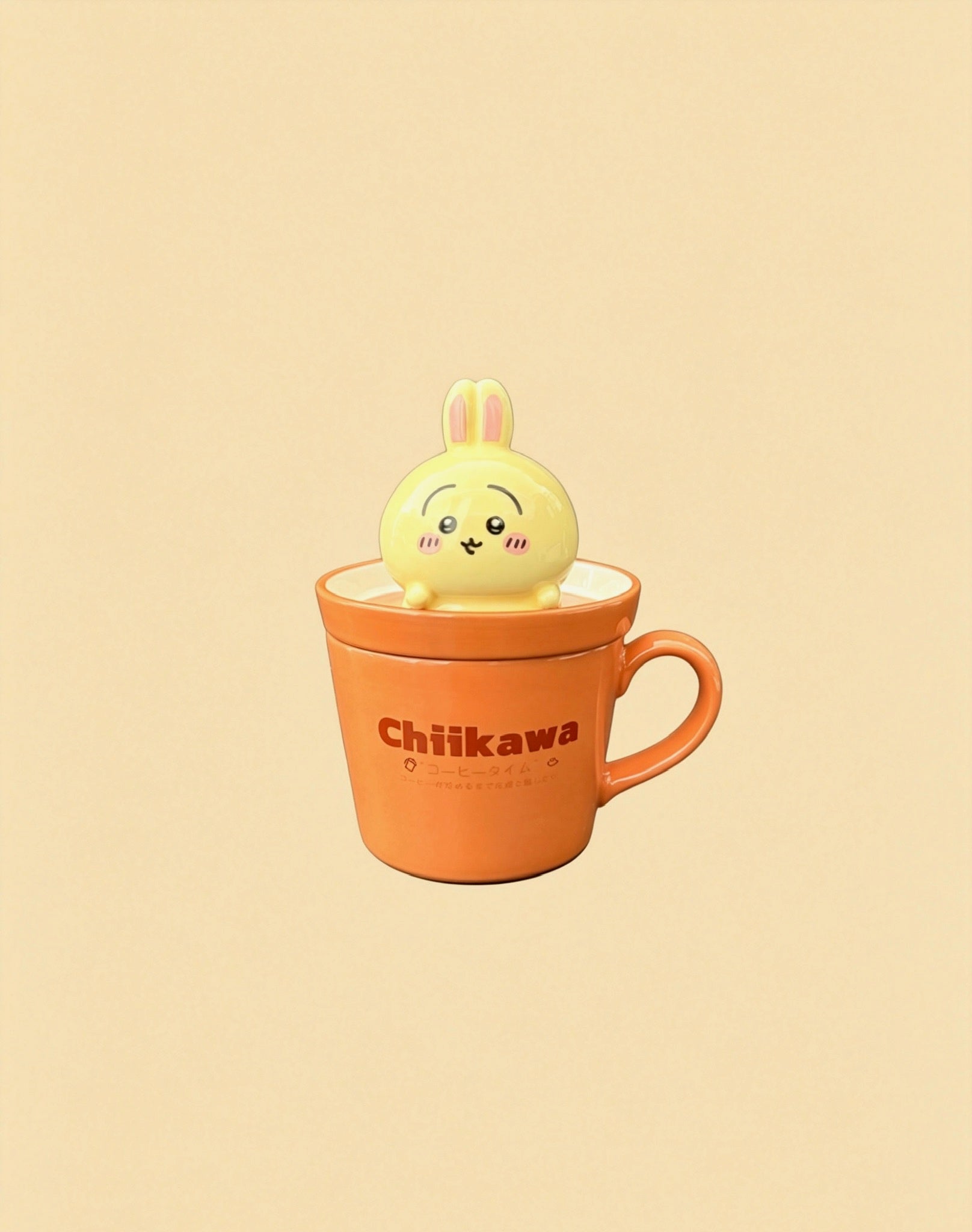 chiikawa usagi mug with lid｜chiikawa乌萨奇带盖马克杯子