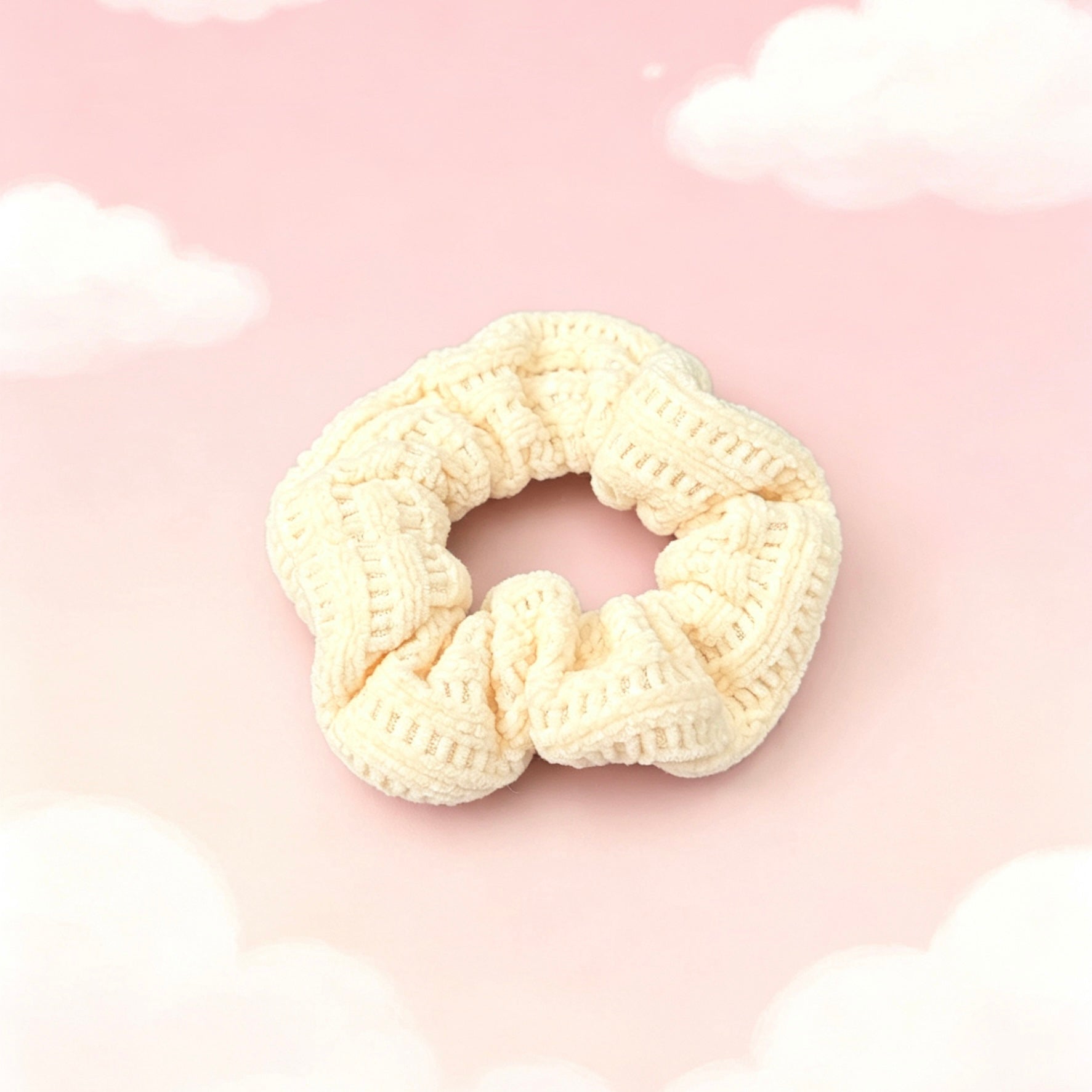Cloud Cotton Yellow Hair Tie｜柔软的黄色发圈