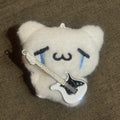 Crying Guitar Dog Keychain｜哭泣的吉他小狗挂件