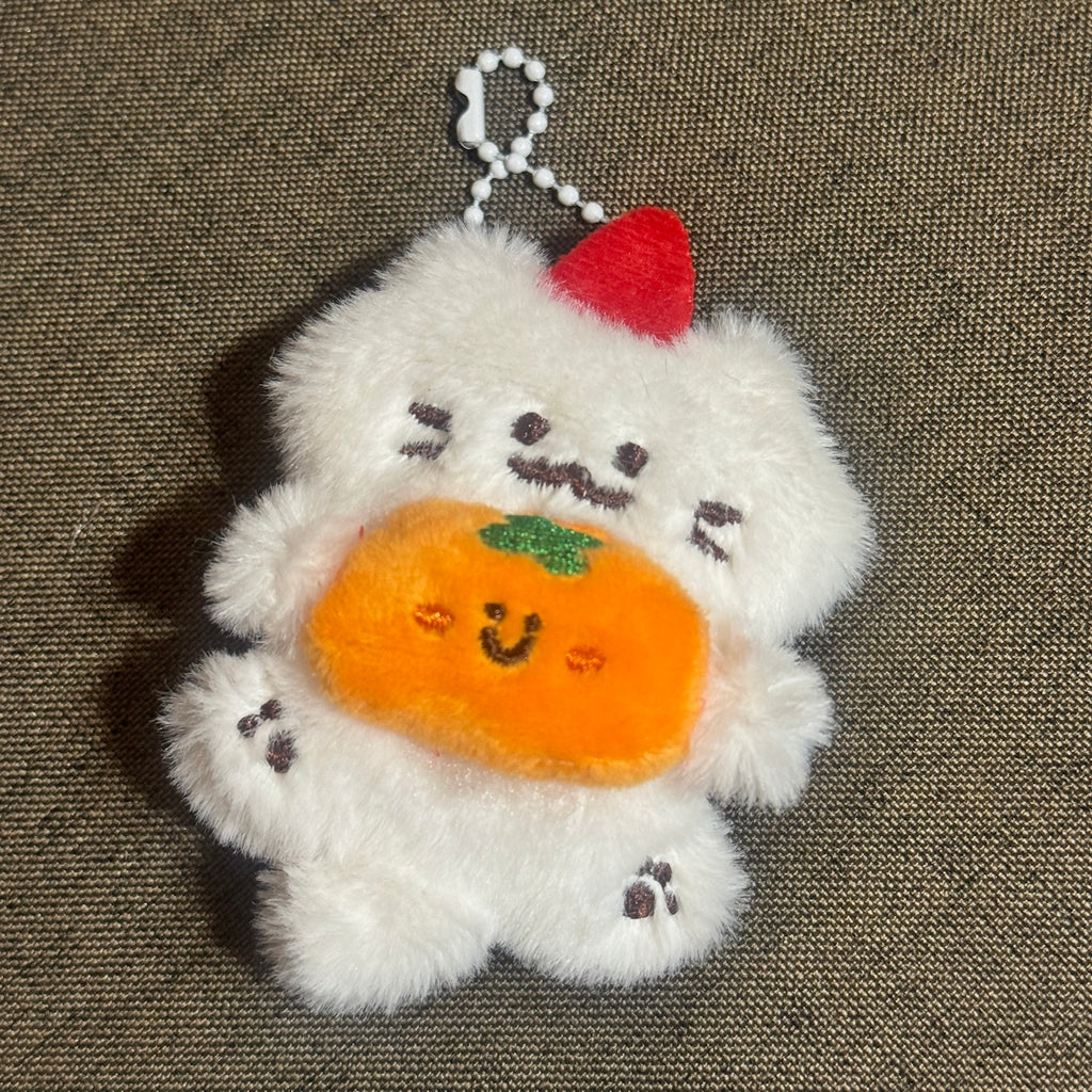 Orange and Cat Keychain｜橘子和小猫挂件