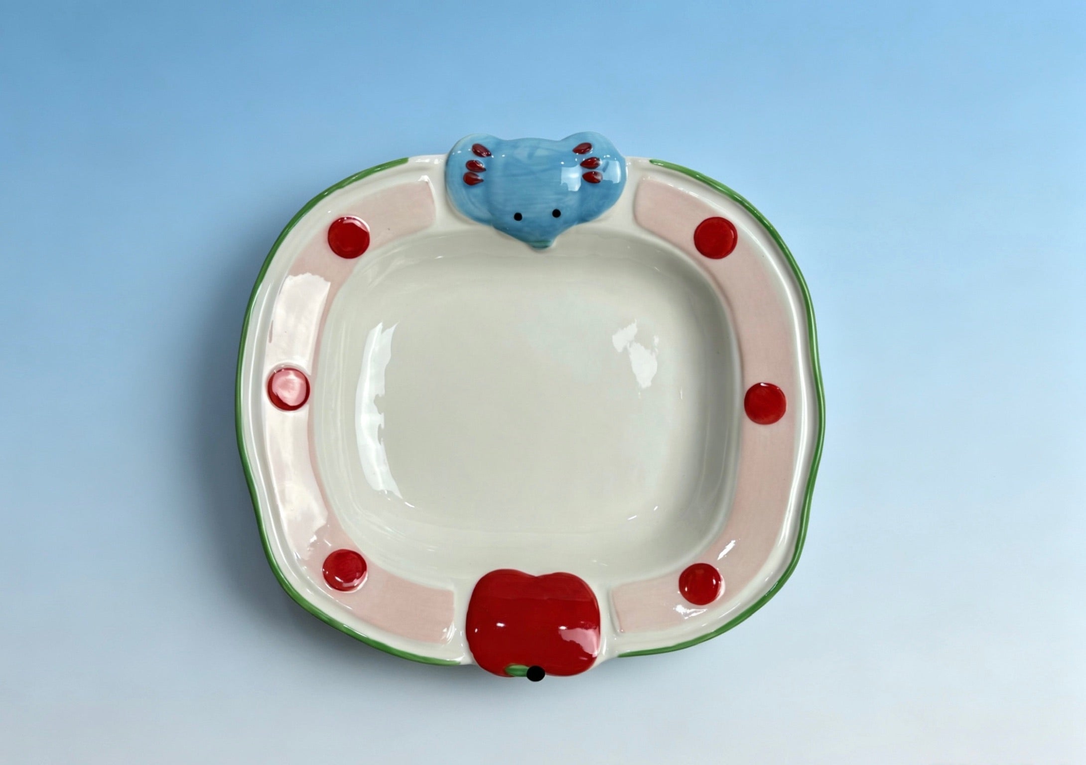 Elephant & Apple Plate｜小象和苹果碟子