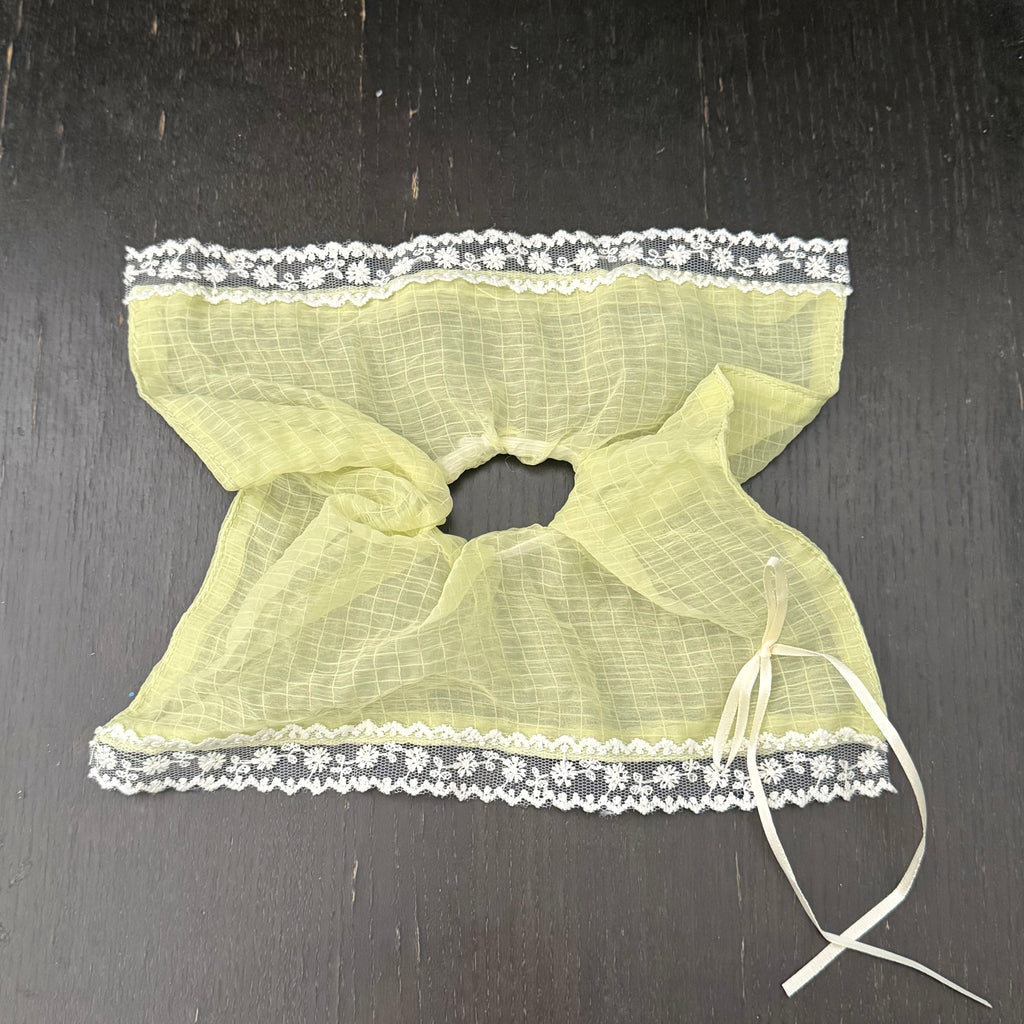 Yellow Lace Hair Tie｜黄色蕾丝发圈