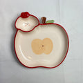 Apple & Puppy Plate｜苹果和小狗盘子