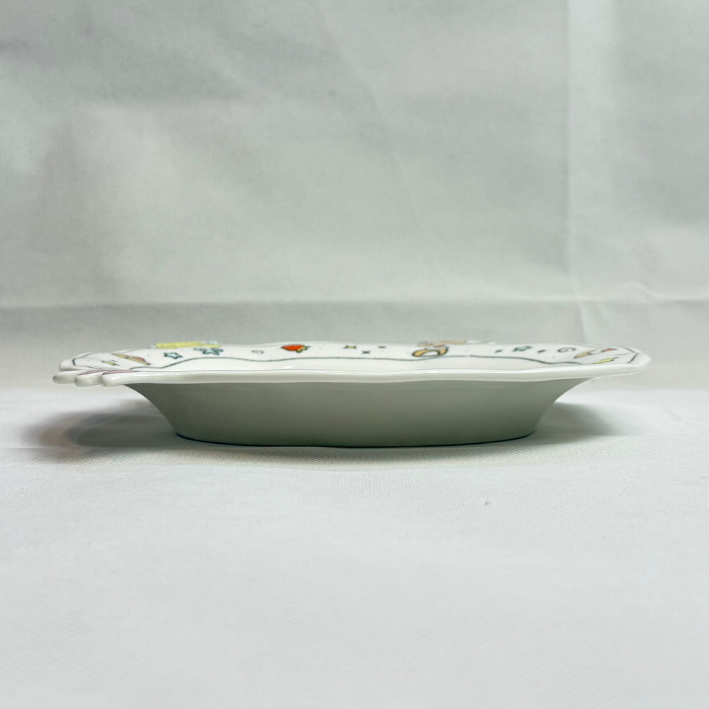 Animal Gathering Oval Plate｜小动物聚大餐椭圆盘子