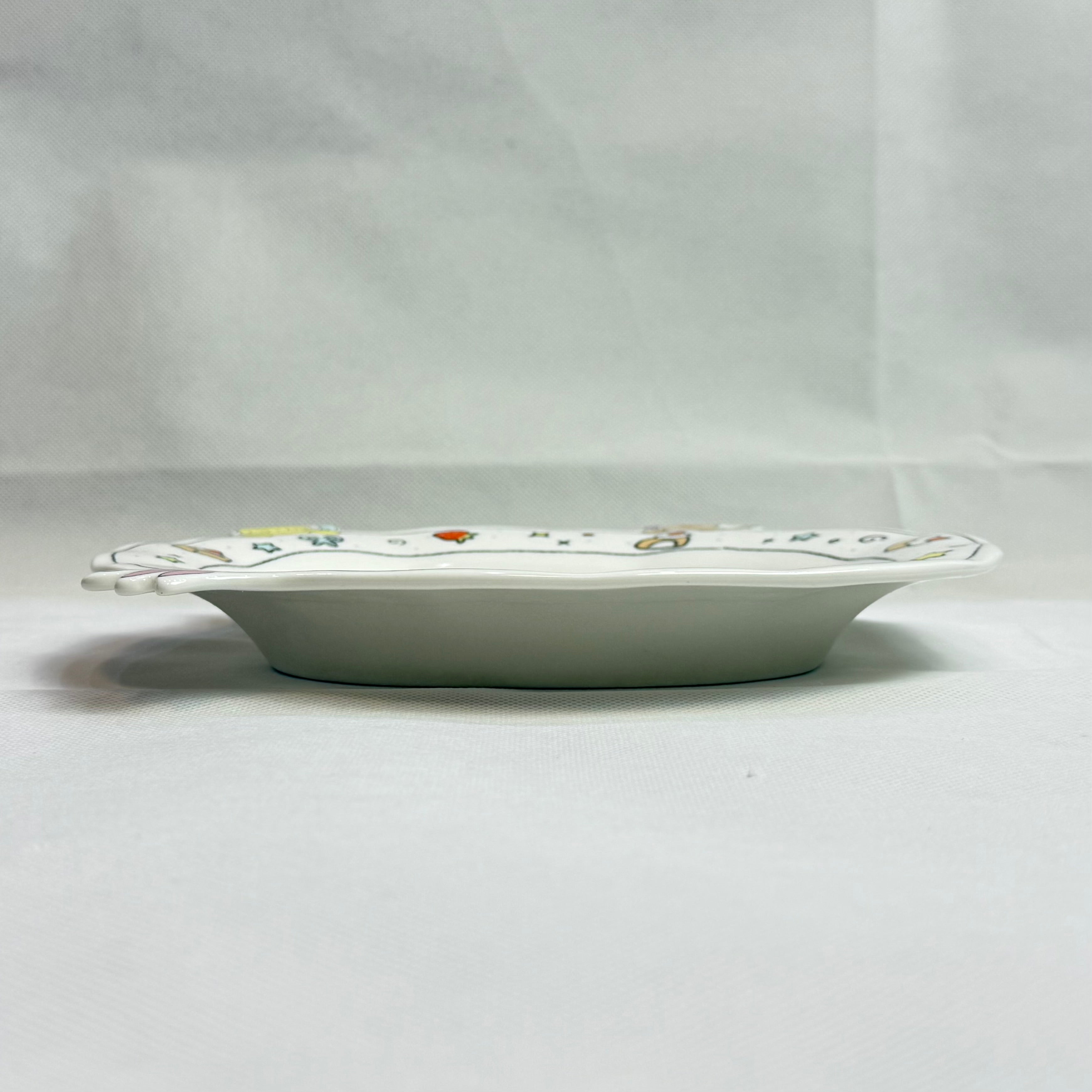 Animal Gathering Oval Plate｜小动物聚大餐椭圆盘子