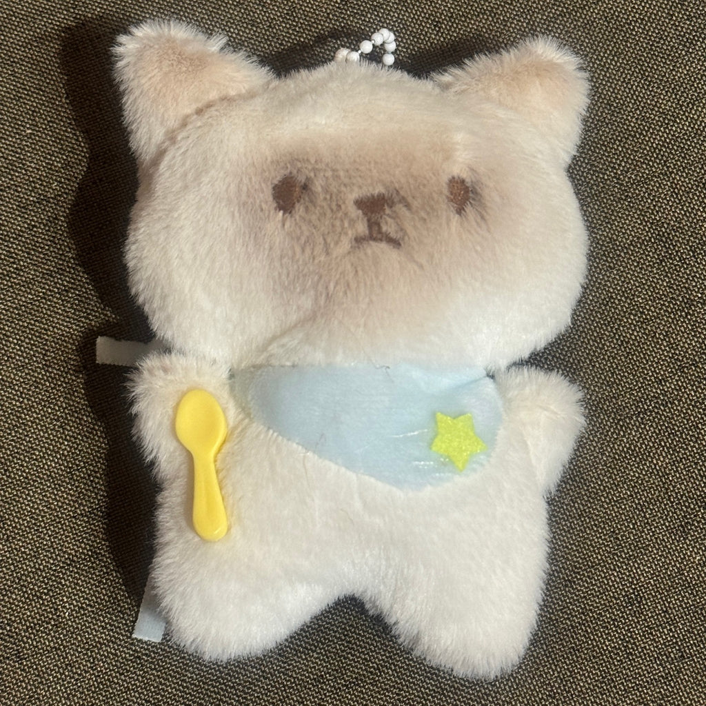Siamese Cat with Blue Napkin Keychain｜带蓝色领巾的暹罗小猫挂件