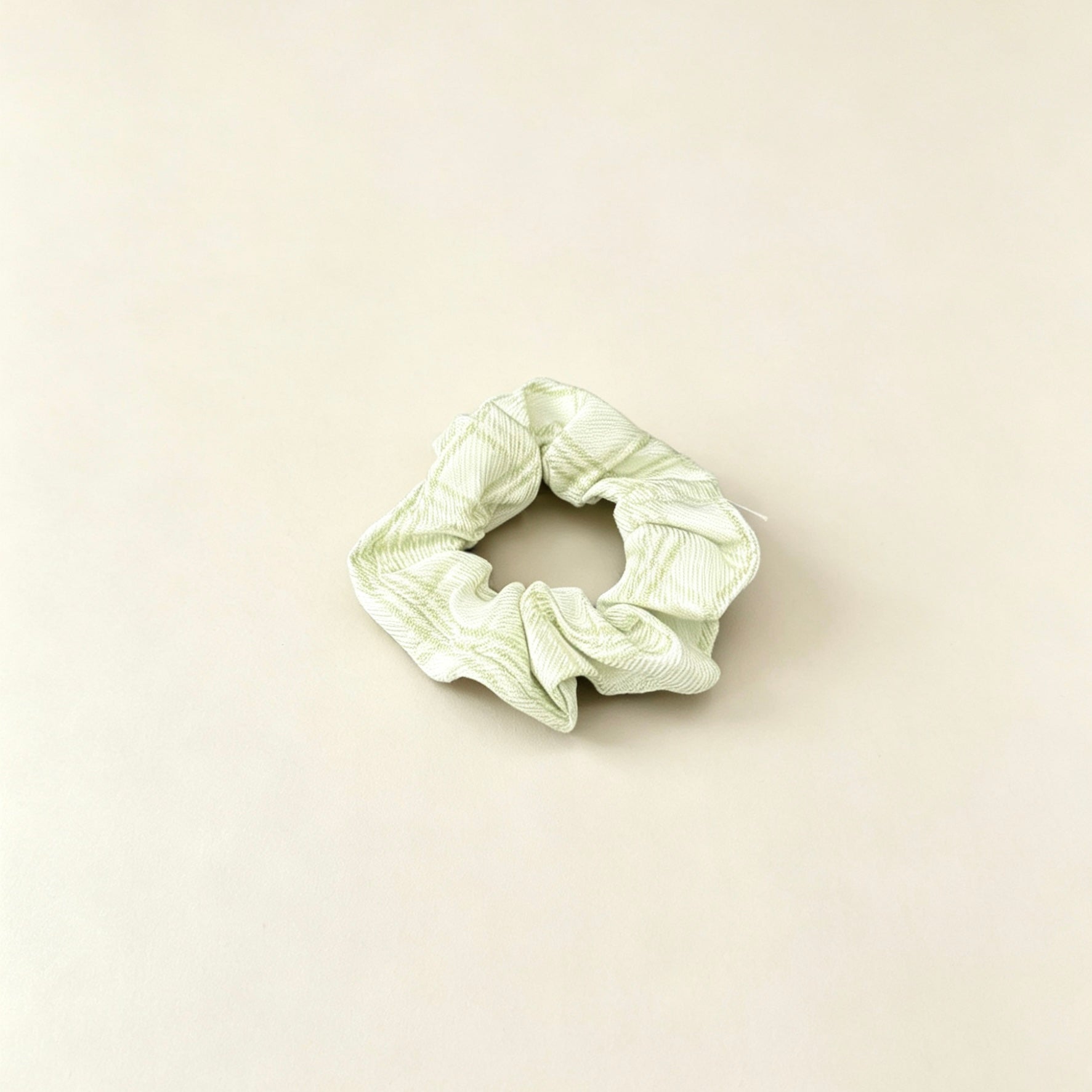 Green Plaid Hair Tie｜绿色格子发圈