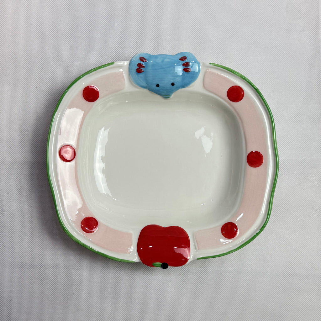Elephant & Apple Plate｜小象和苹果碟子
