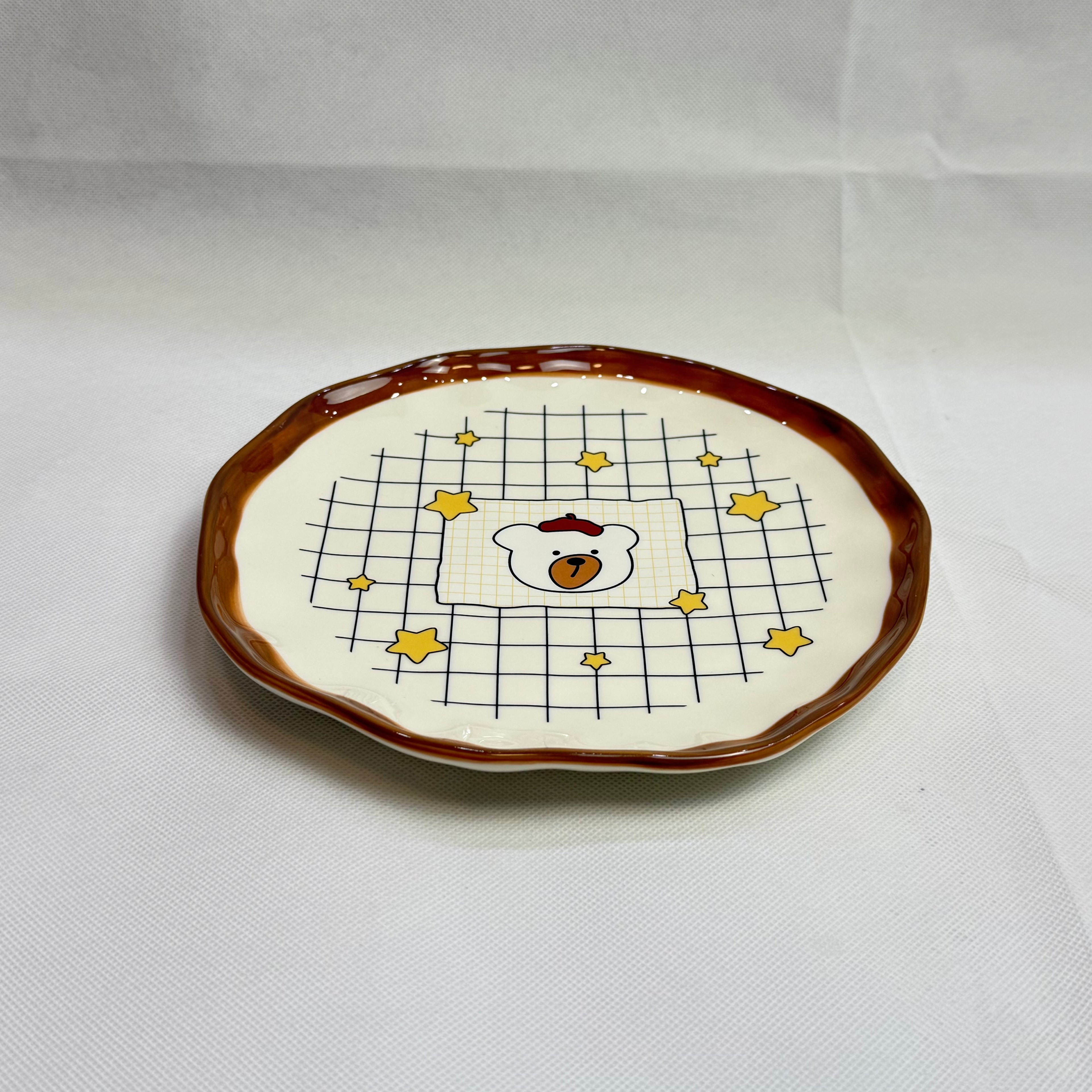 Little Star Bear Plate｜星星小熊碟子