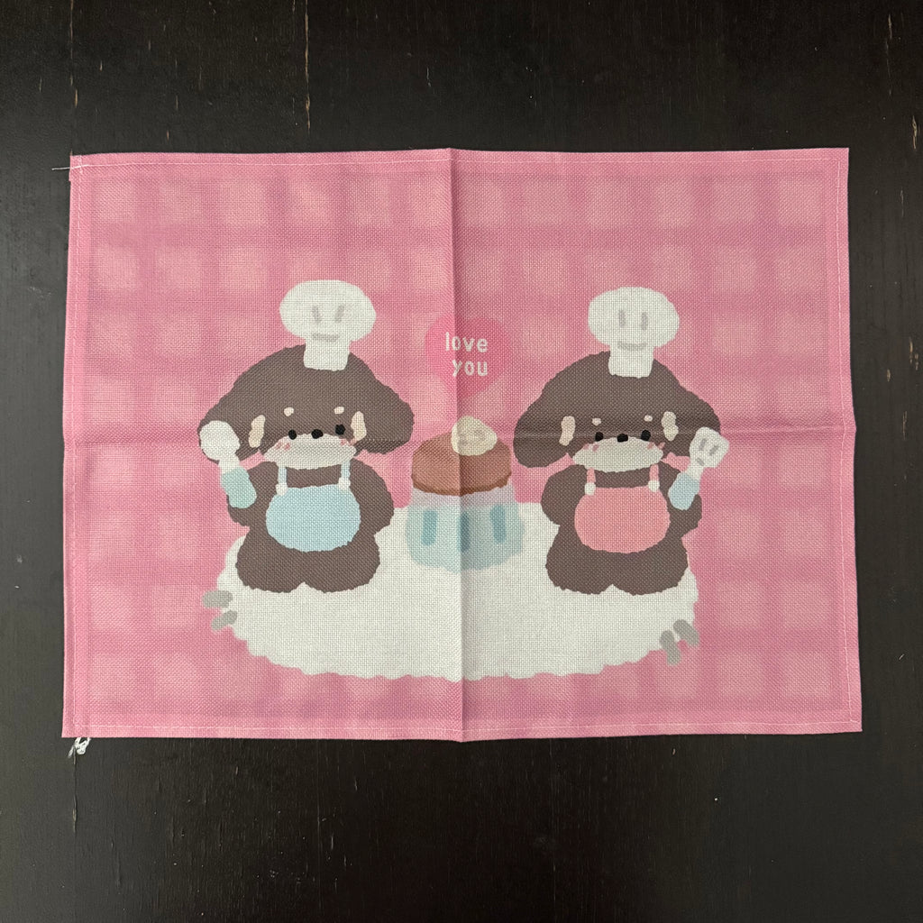 Chef Puppy Cake Mat｜小狗厨师做蛋糕桌垫