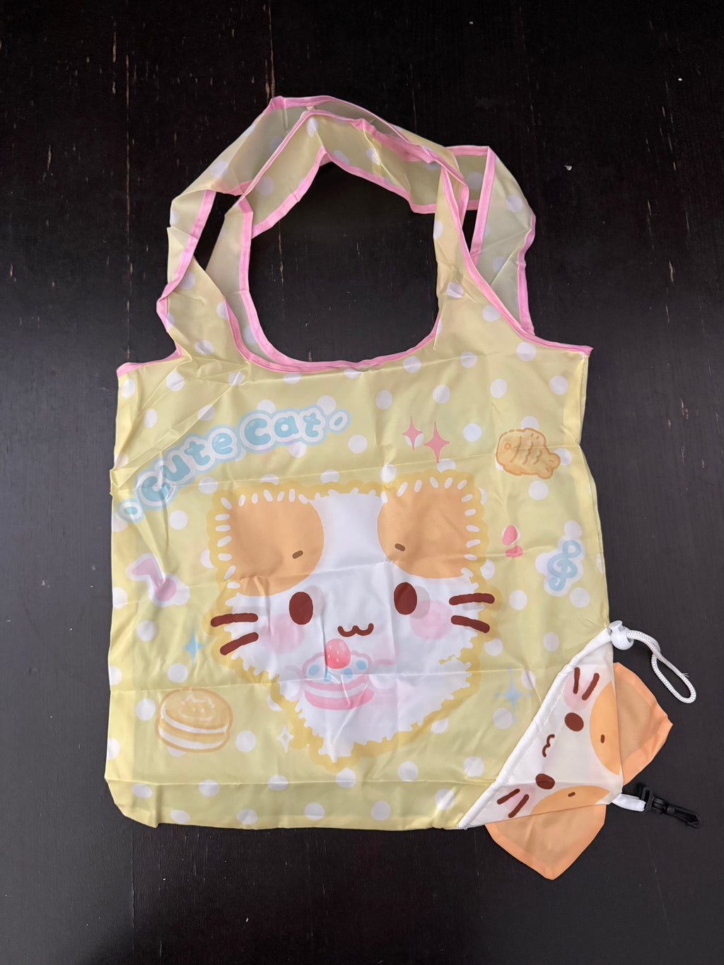 Cute Cat Foldable Shopping Bag｜可爱小猫便携式购物袋