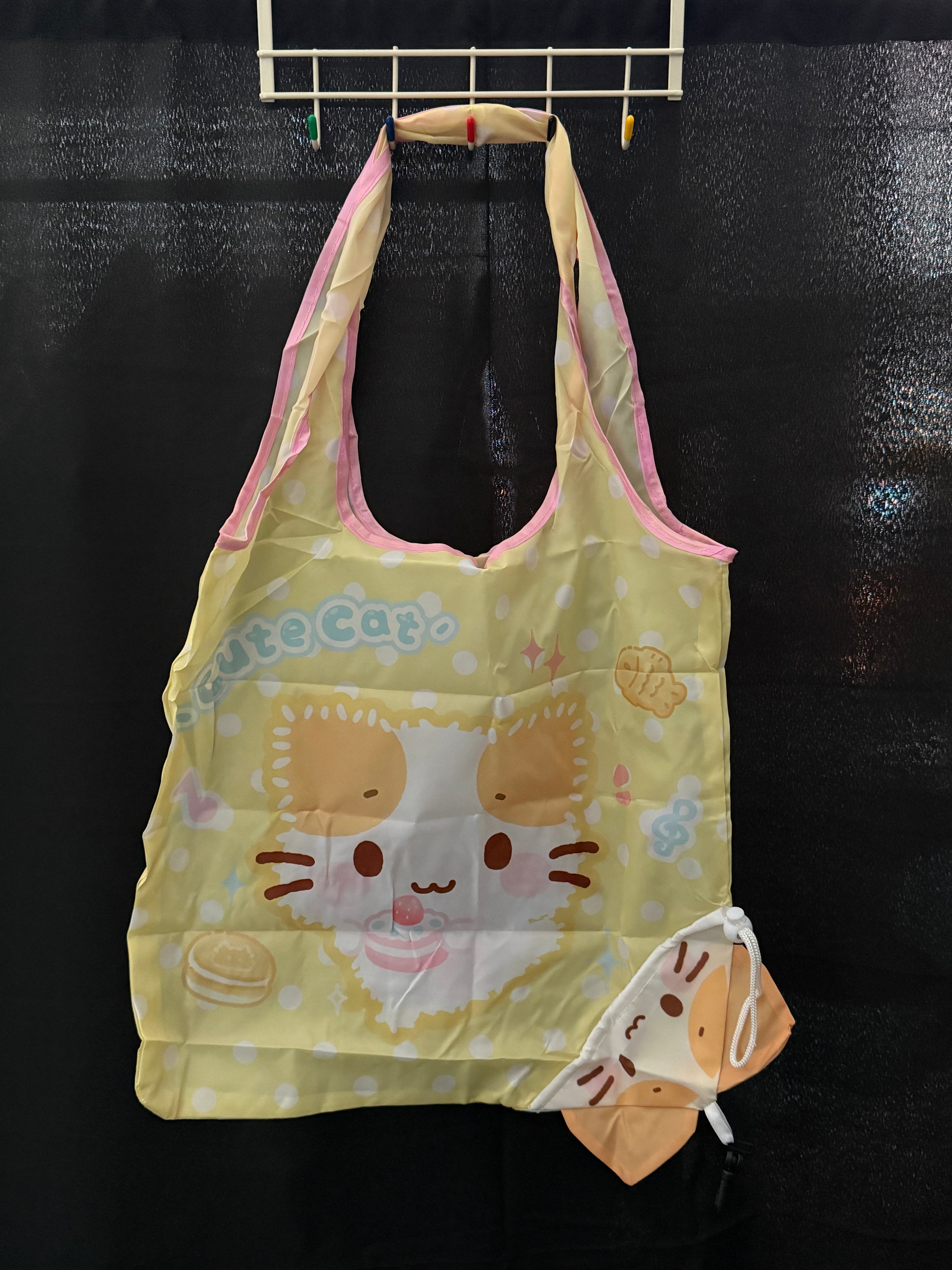Cute Cat Foldable Shopping Bag｜可爱小猫便携式购物袋