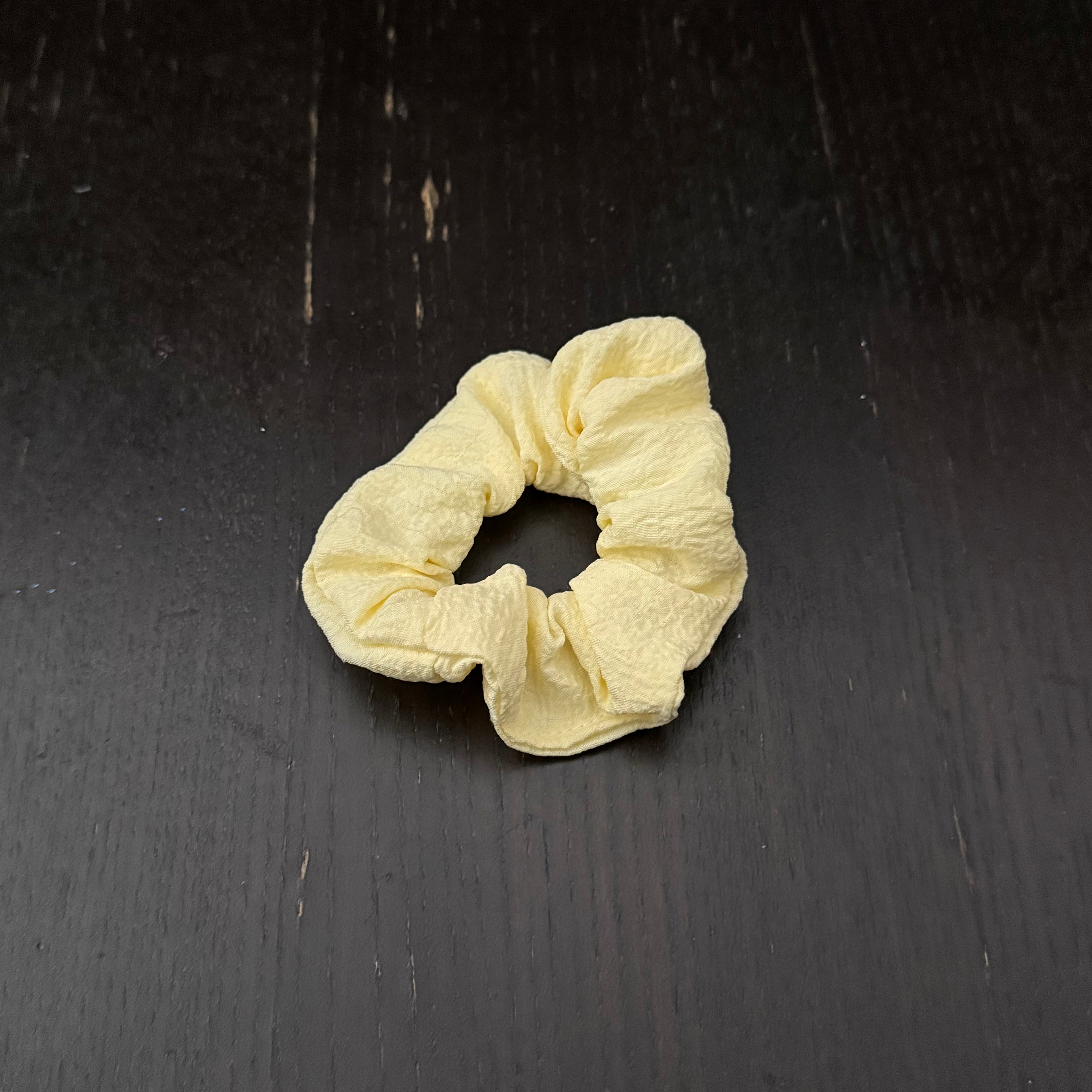 Yellow Organza Hair Tie｜黄色纱发圈