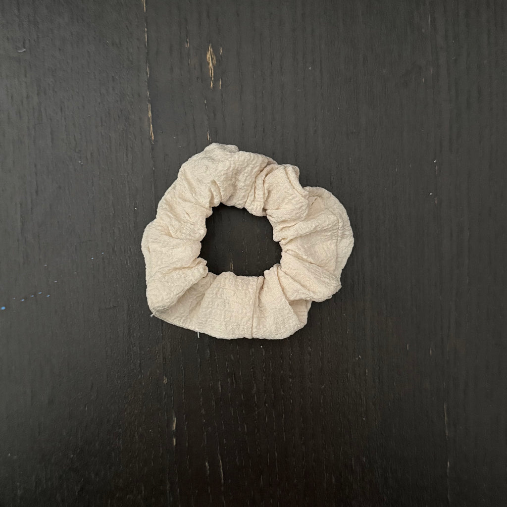 Beige Organza Hair Tie｜米黄色发圈