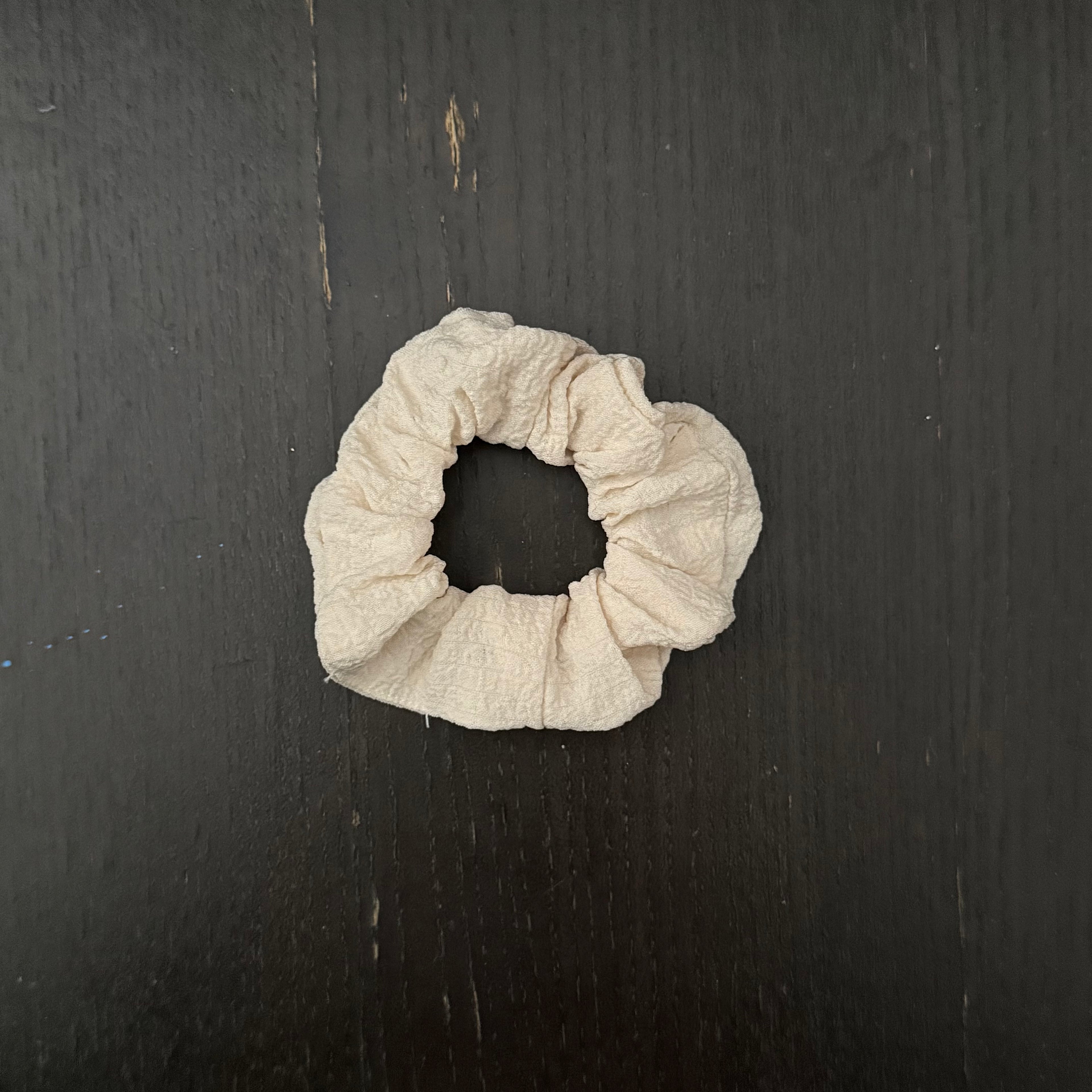 Beige Organza Hair Tie｜米黄色发圈