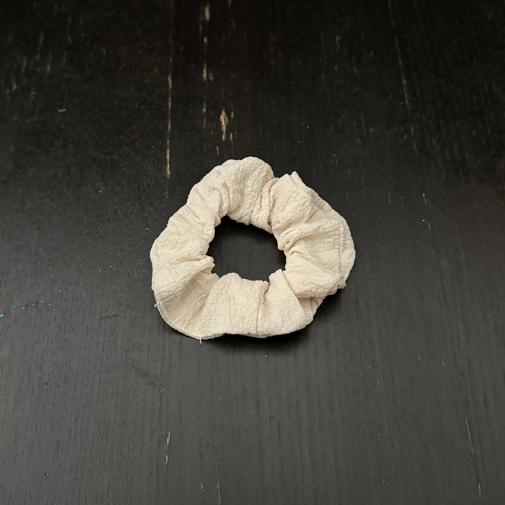 Beige Organza Hair Tie｜米黄色发圈