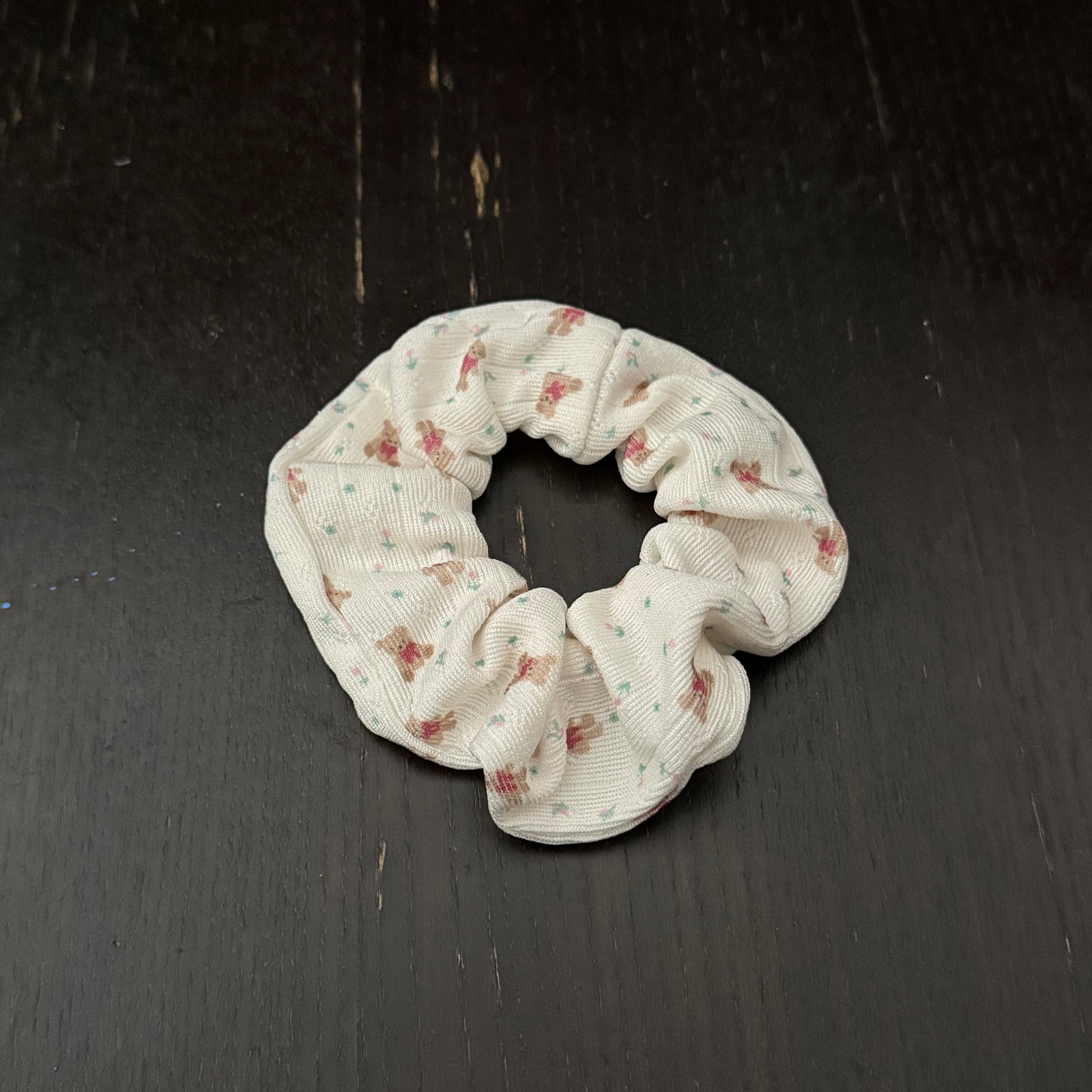 Floral Bear Hair Tie｜小熊碎花发圈
