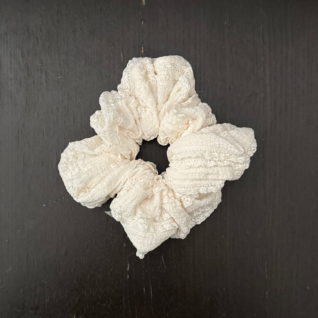 White Cloud Hair Tie｜白色云朵发圈