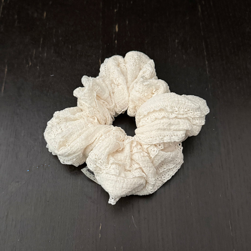 White Cloud Hair Tie｜白色云朵发圈