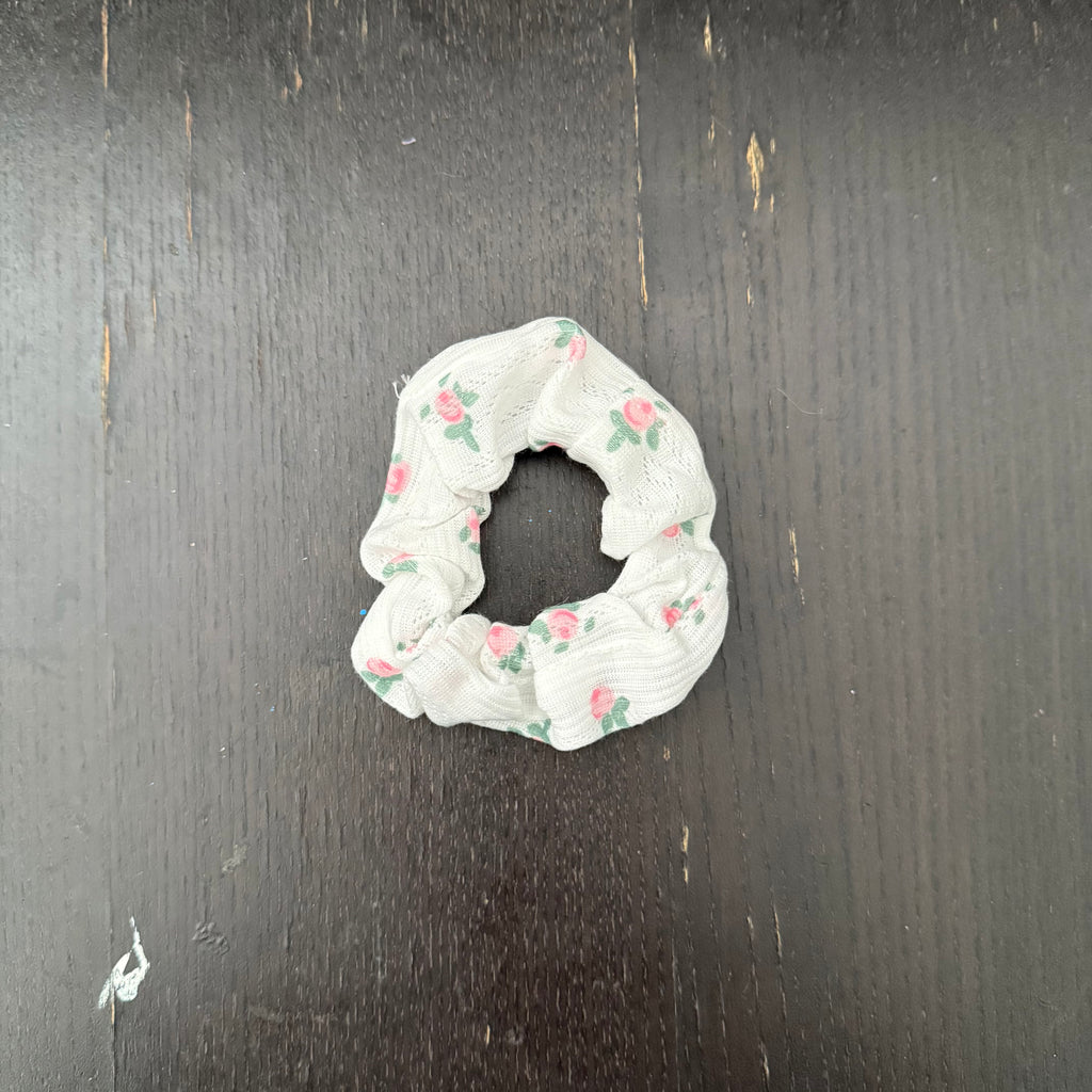 Soft Rose Floral Hair Tie｜淡淡的玫瑰碎花发圈