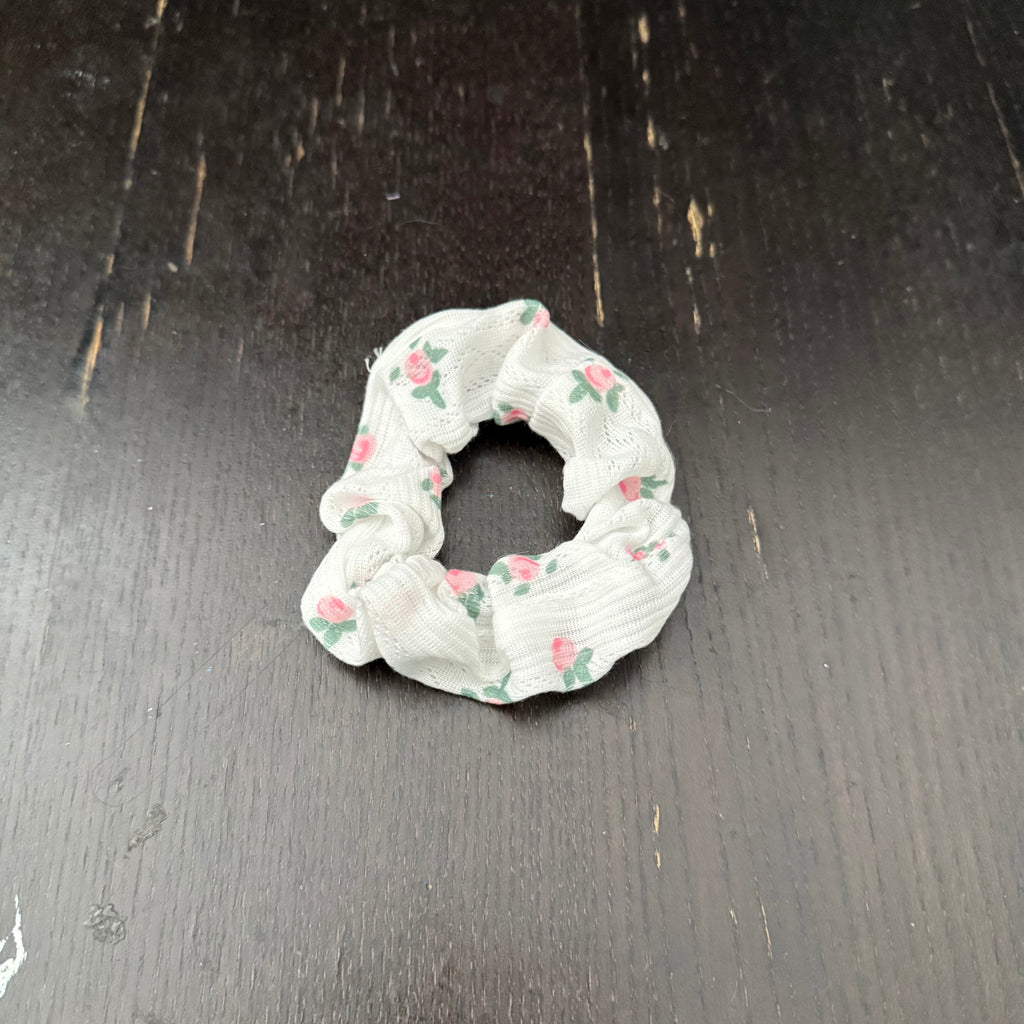 Soft Rose Floral Hair Tie｜淡淡的玫瑰碎花发圈