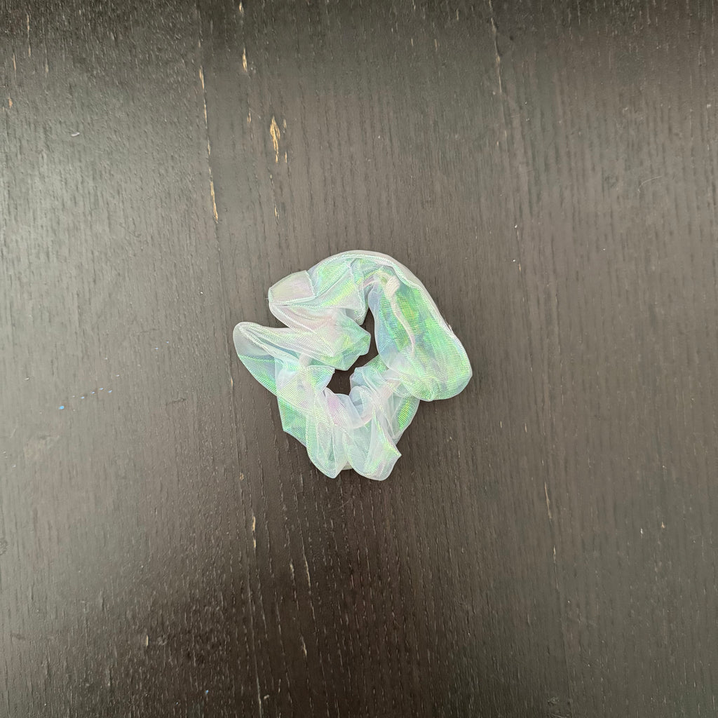 Iridescent Tulle Hair Tie｜镭射纱发圈