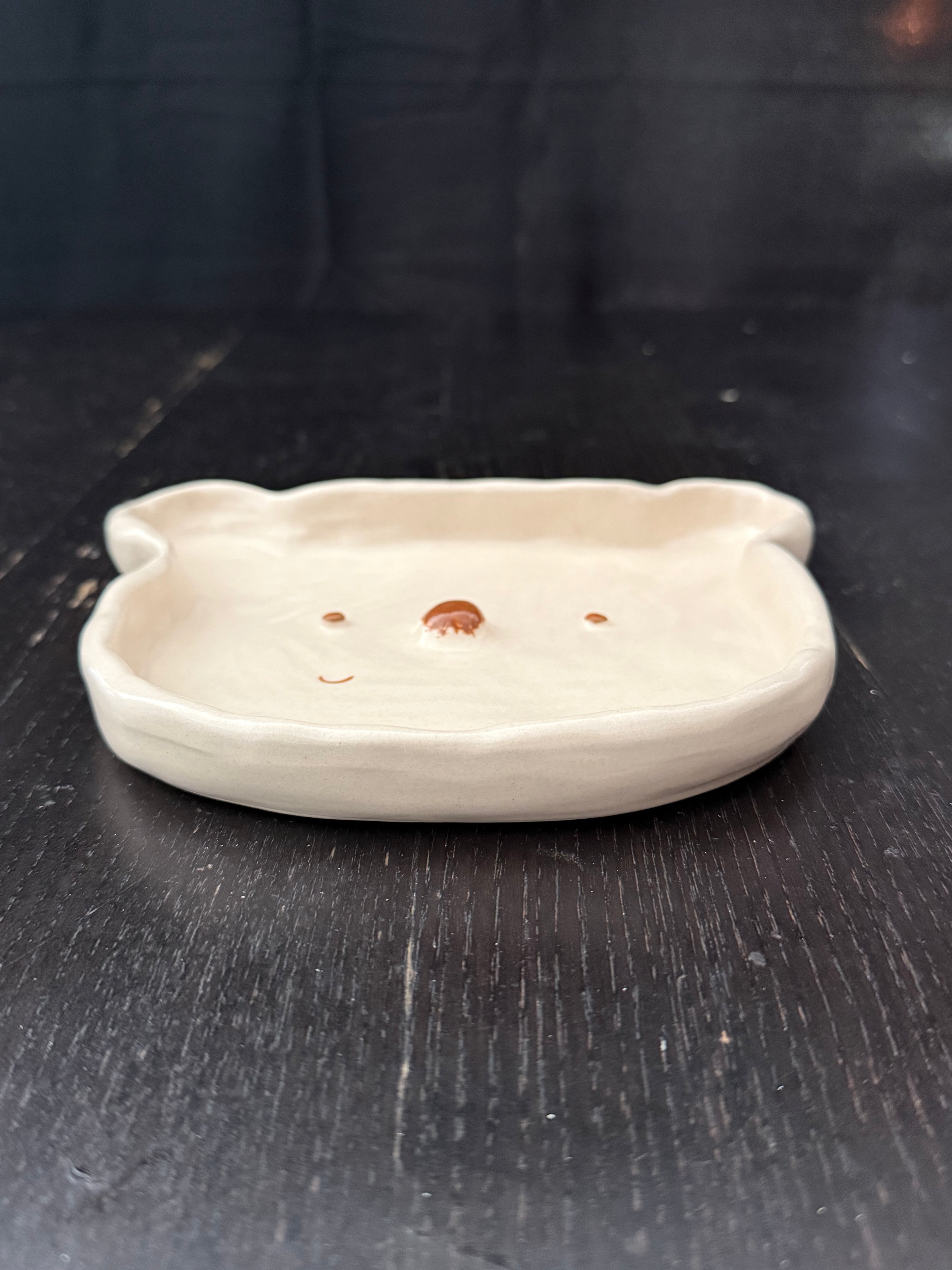 Smiling Bear Plate｜微笑小熊碟子